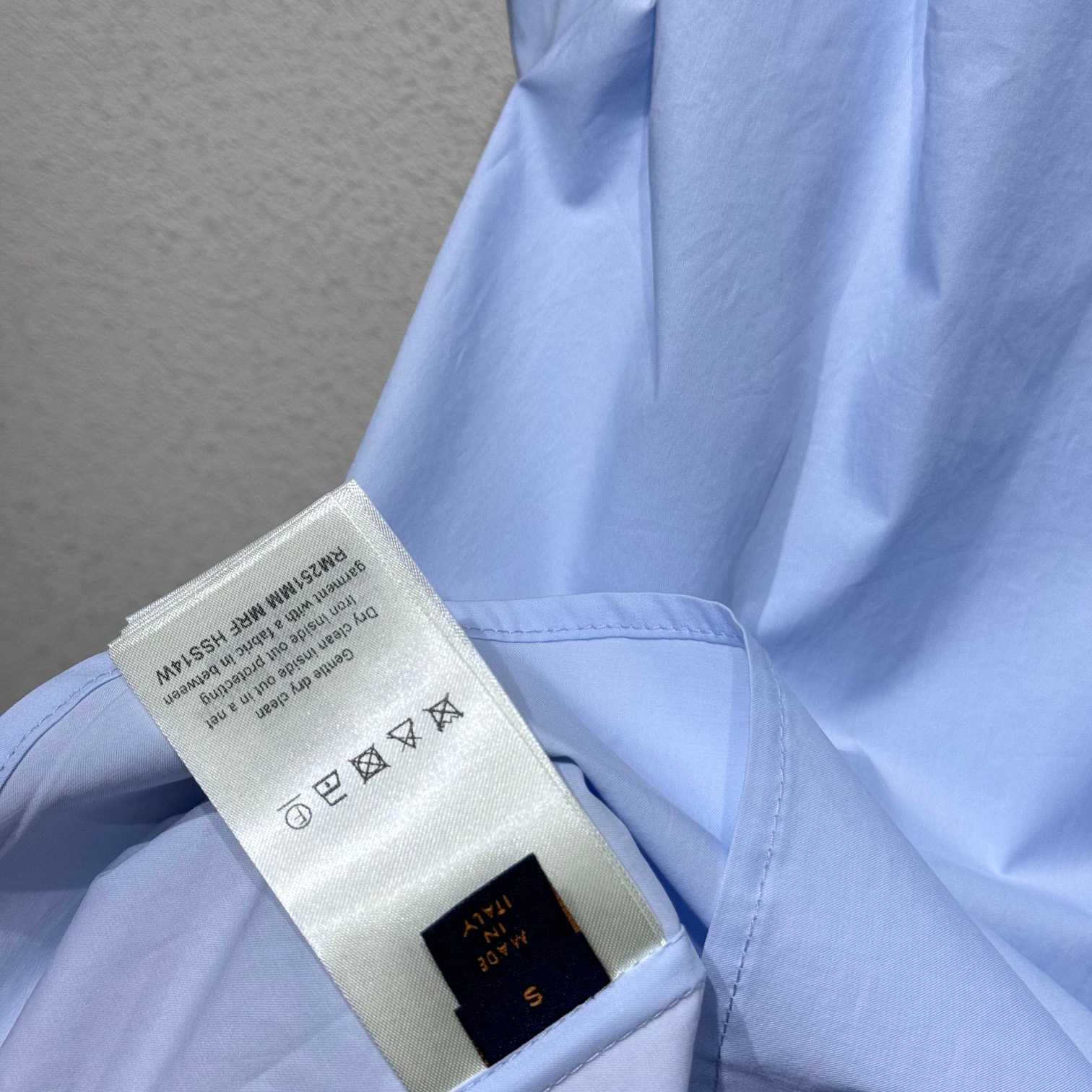 Louis Vuitton Embroidered Long-Sleeved Cotton Shirt   1AGJNG - PerfectKickZ