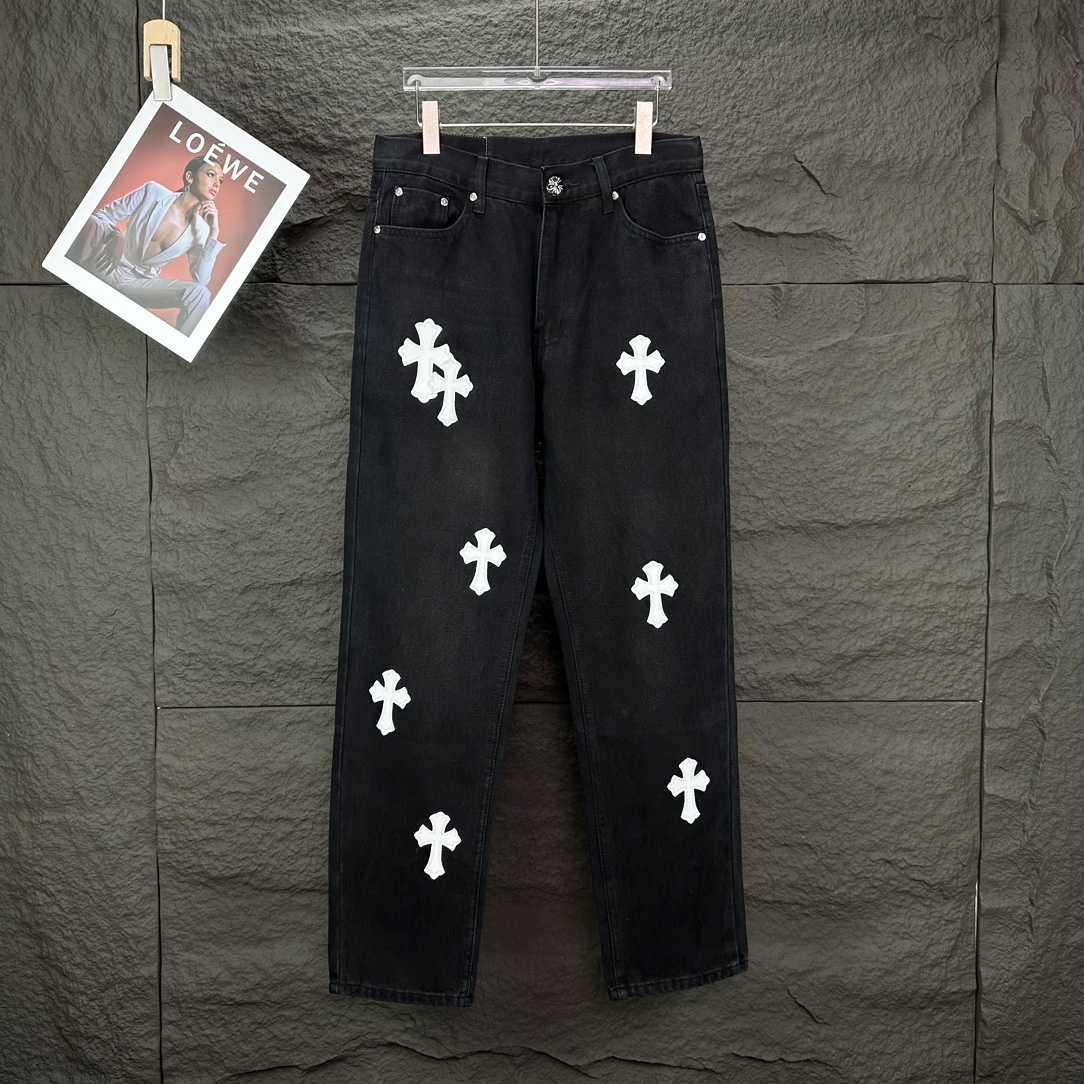Chrome Hearts Straight Leg Jeans - PerfectKickZ