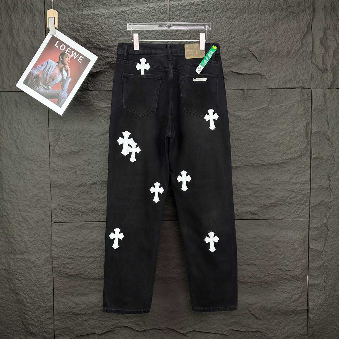 Chrome Hearts Straight Leg Jeans - PerfectKickZ