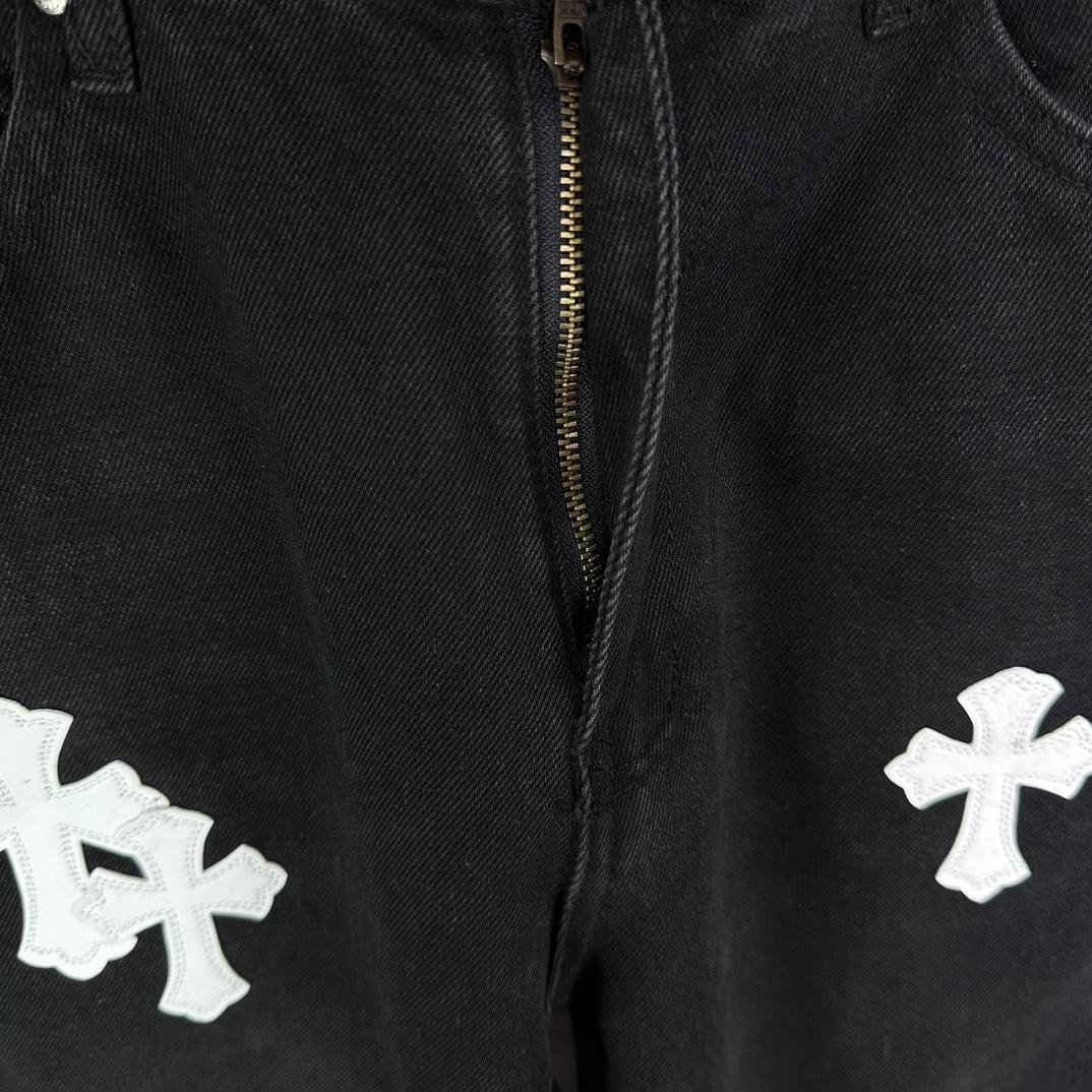 Chrome Hearts Straight Leg Jeans - PerfectKickZ