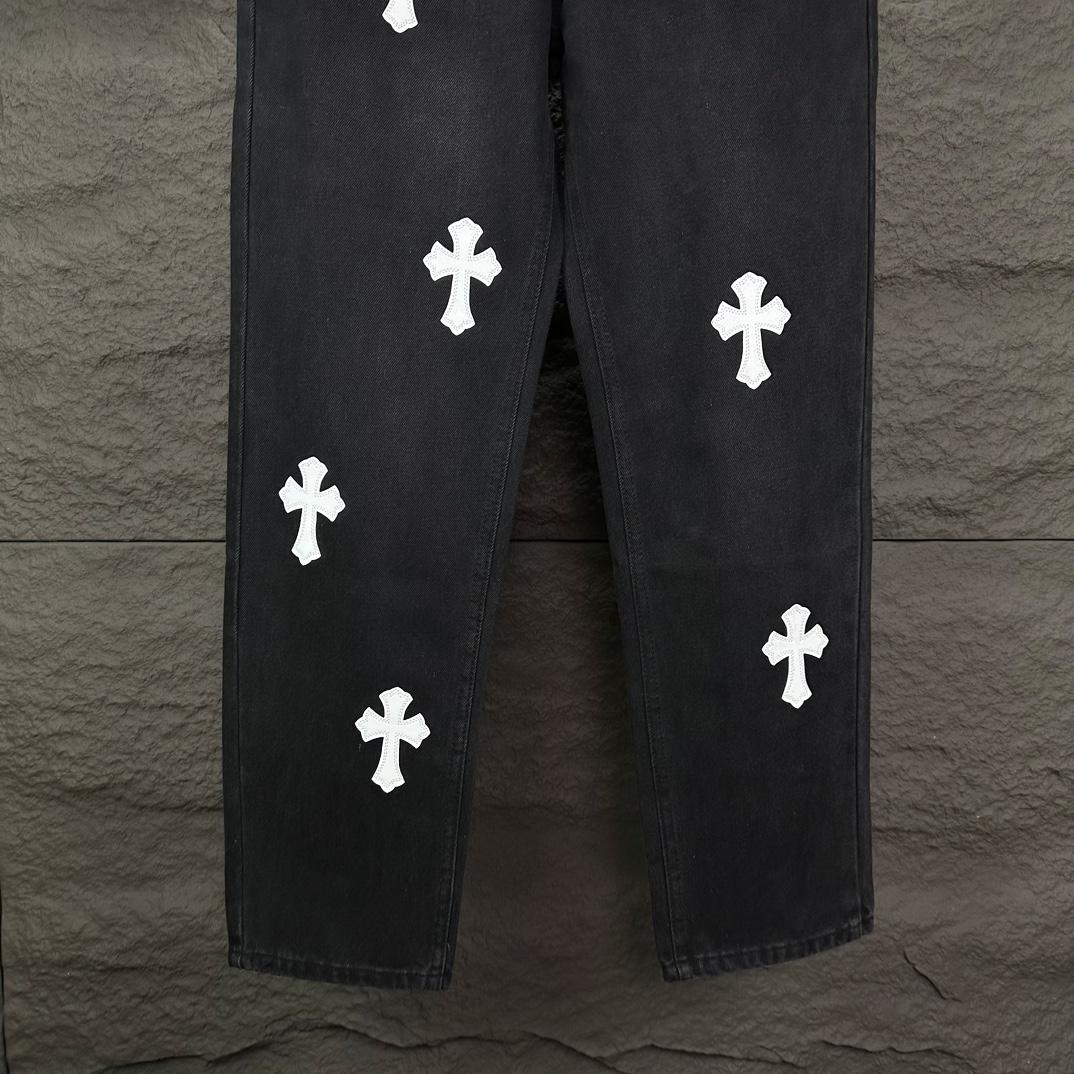Chrome Hearts Straight Leg Jeans - PerfectKickZ