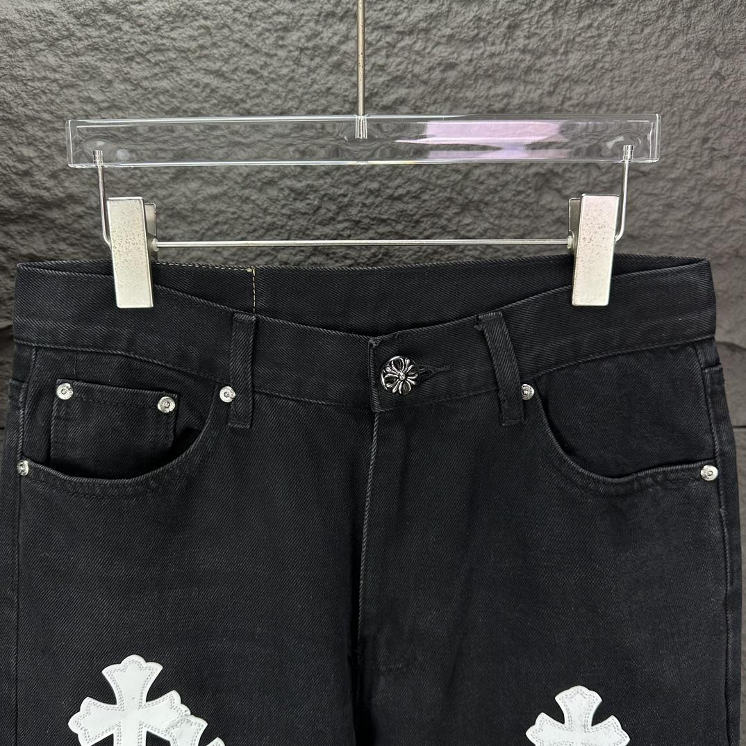 Chrome Hearts Straight Leg Jeans - PerfectKickZ