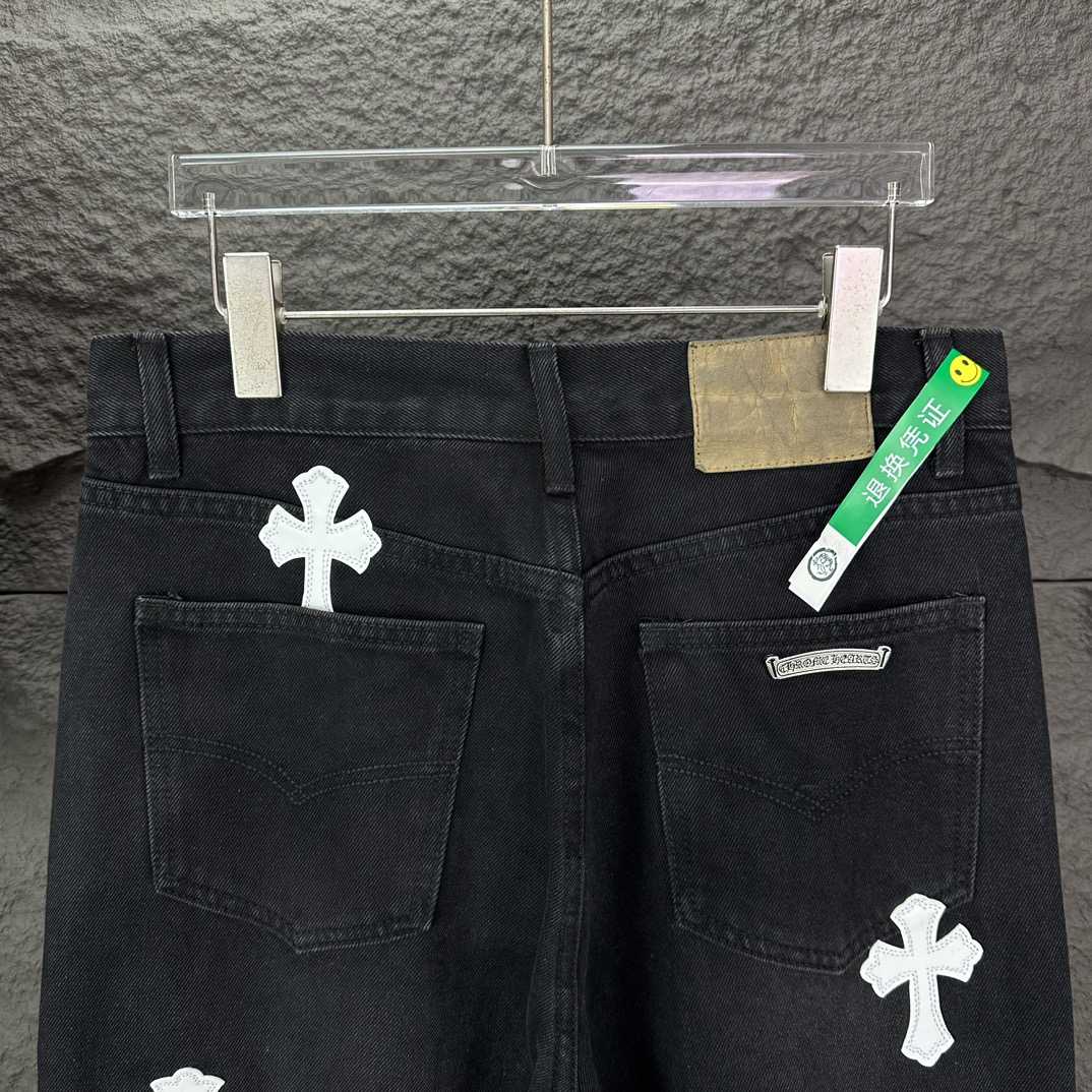 Chrome Hearts Straight Leg Jeans - PerfectKickZ