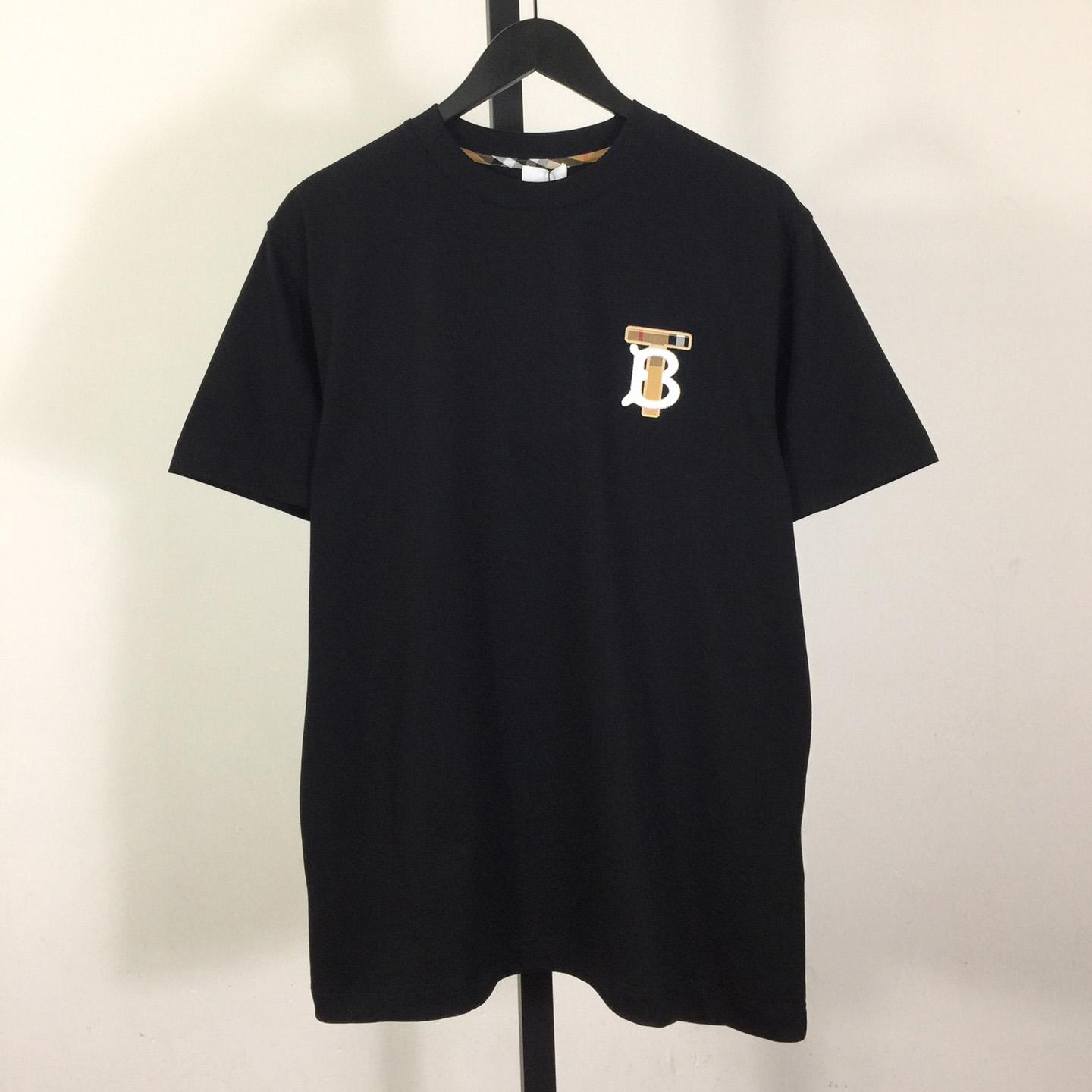 Burberry Embroidered TB Lettering Cotton T-shirt - PerfectKickZ