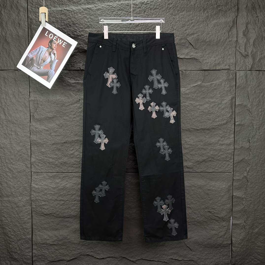 Chrome Hearts Straight Leg Jeans - PerfectKickZ