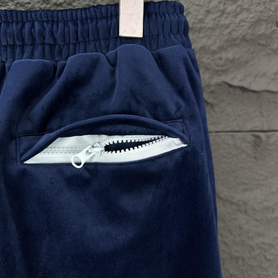 Celine Straight-Leg Logo-Embroidered Cotton-Blend Velour Track Pants - PerfectKickZ