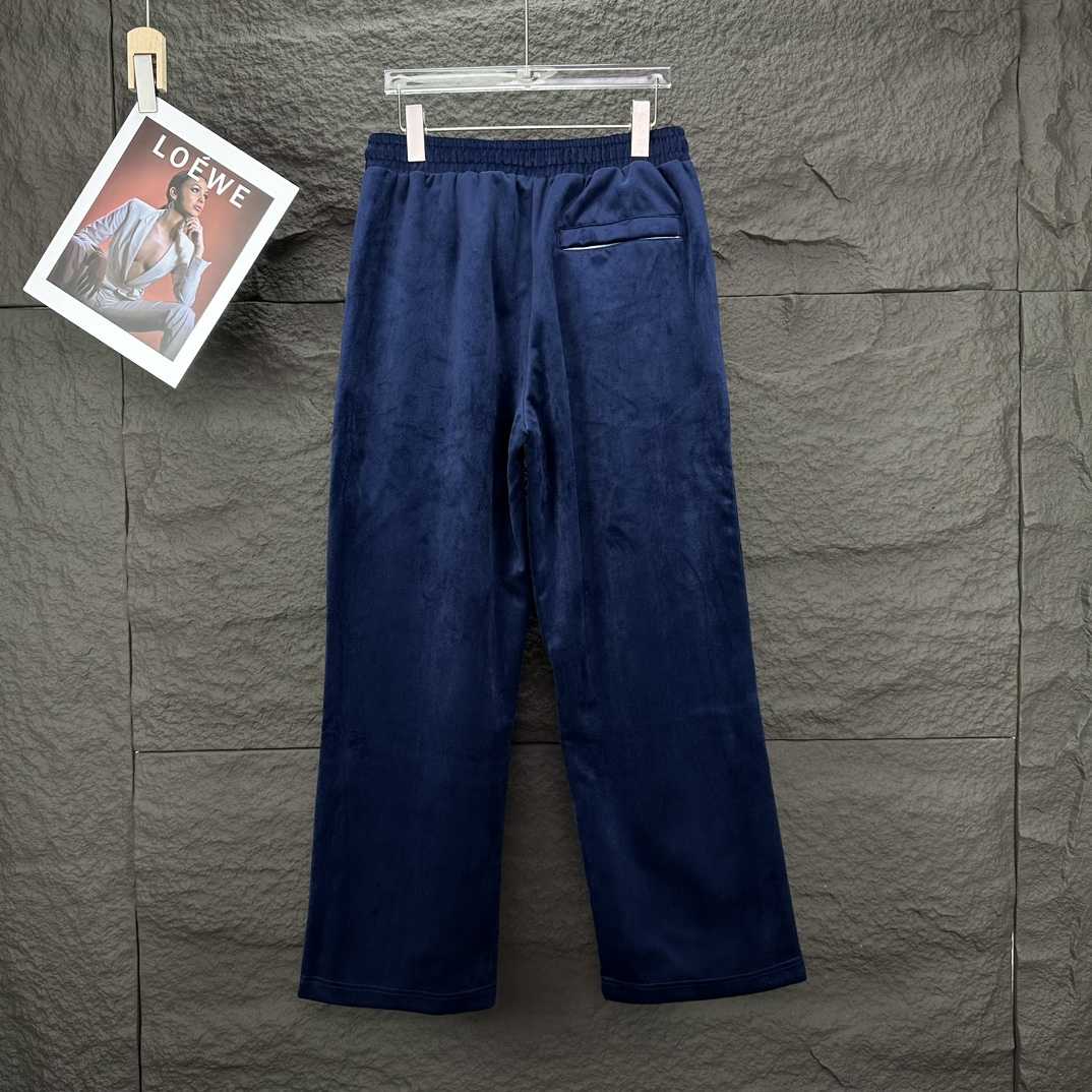 Celine Straight-Leg Logo-Embroidered Cotton-Blend Velour Track Pants - PerfectKickZ