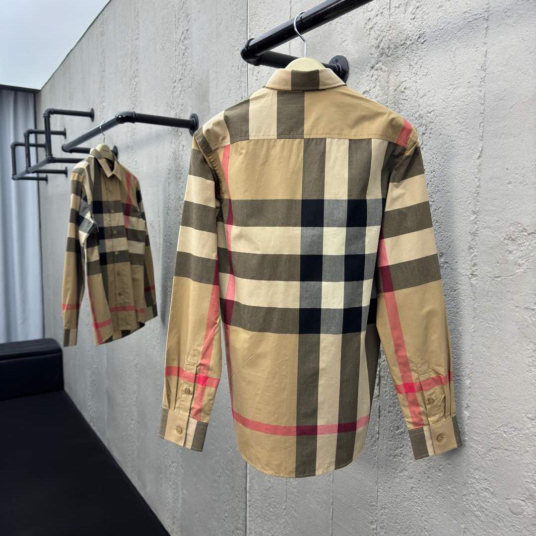 Burberry Check Cotton Shirt In Archive Beige - PerfectKickZ