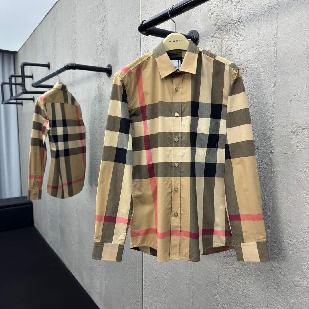 Burberry Check Cotton Shirt In Archive Beige - PerfectKickZ