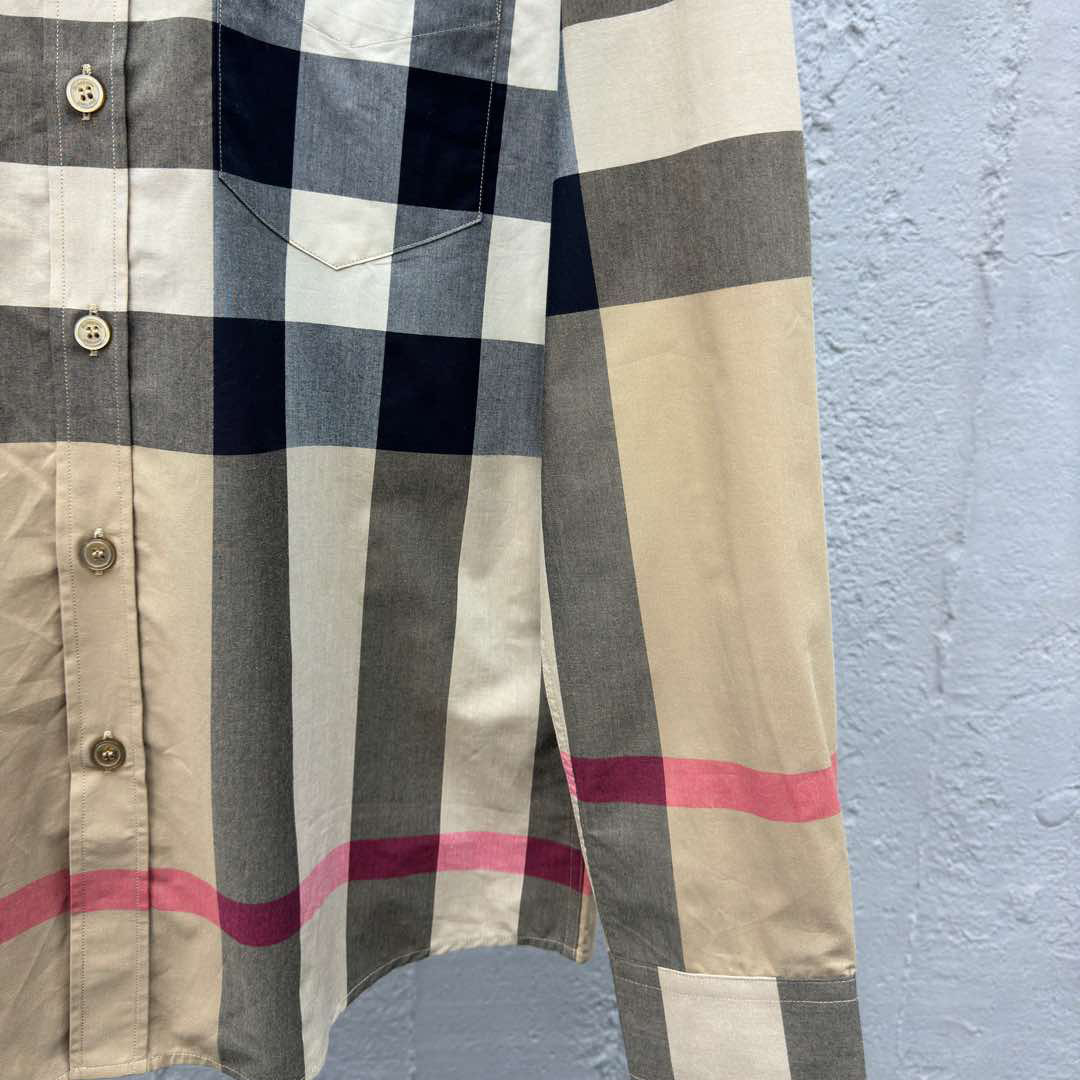 Burberry Check Cotton Shirt In Archive Beige - PerfectKickZ