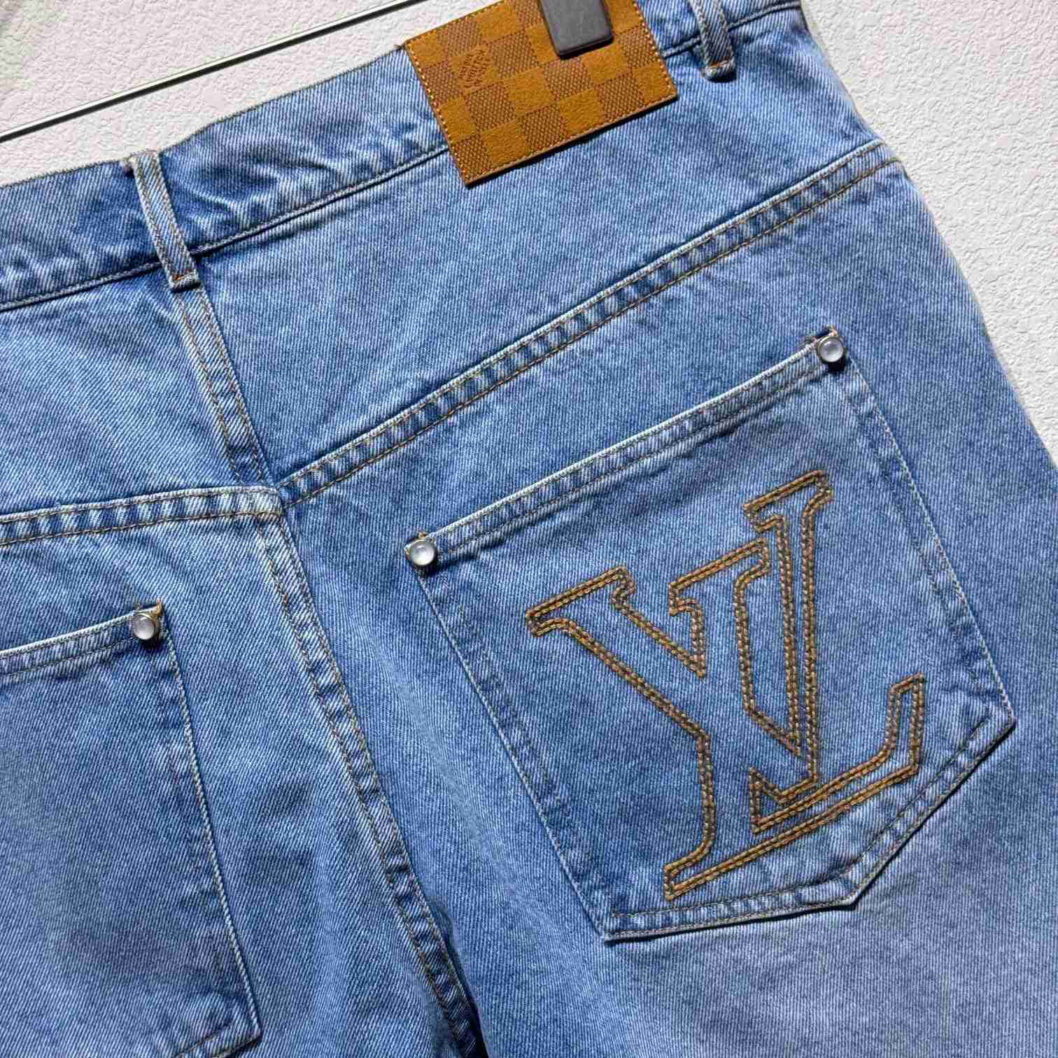 Louis Vuitton LV Denim Shorts    1AGTHT - PerfectKickZ