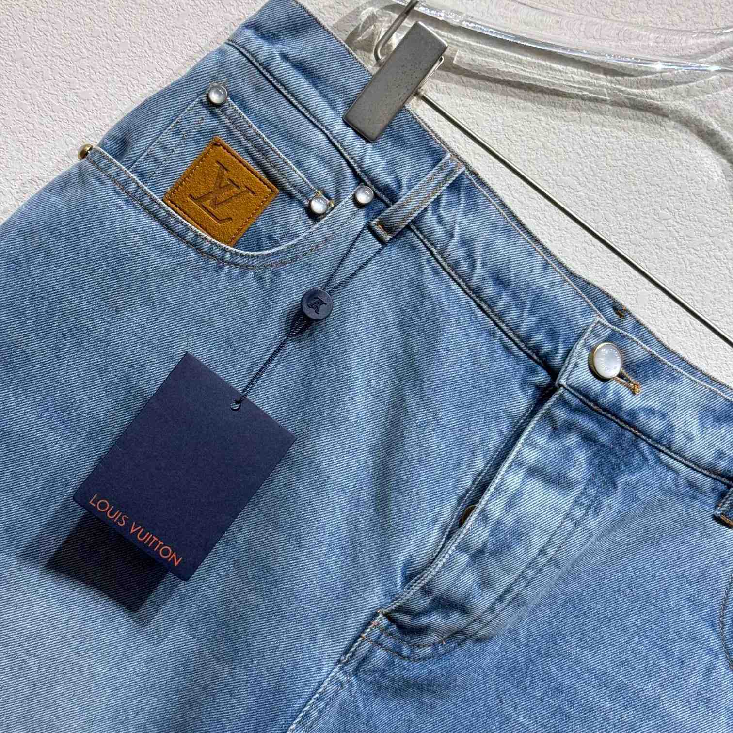 Louis Vuitton LV Denim Shorts    1AGTHT - PerfectKickZ