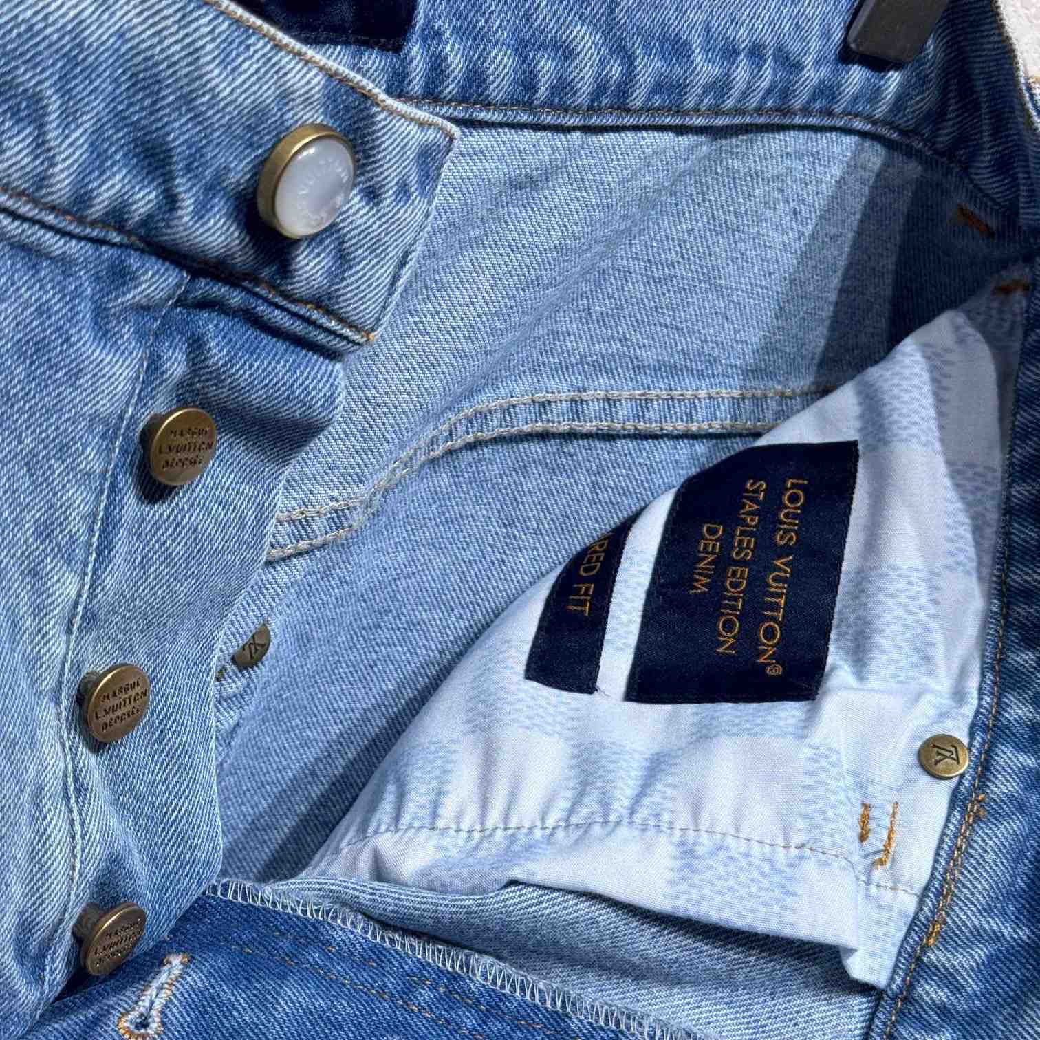 Louis Vuitton LV Denim Shorts    1AGTHT - PerfectKickZ