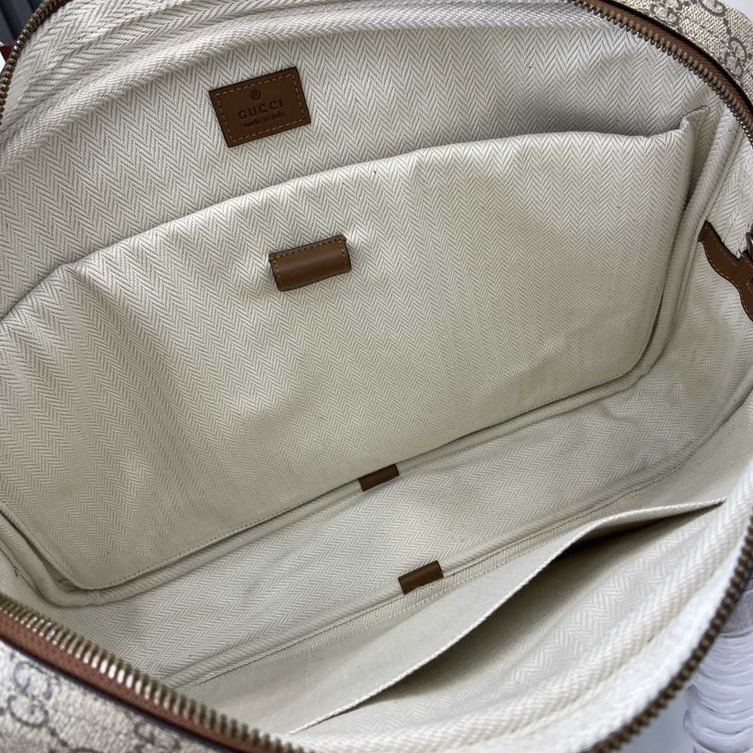 Gucci GG Emblem Medium Briefcase - PerfectKickZ