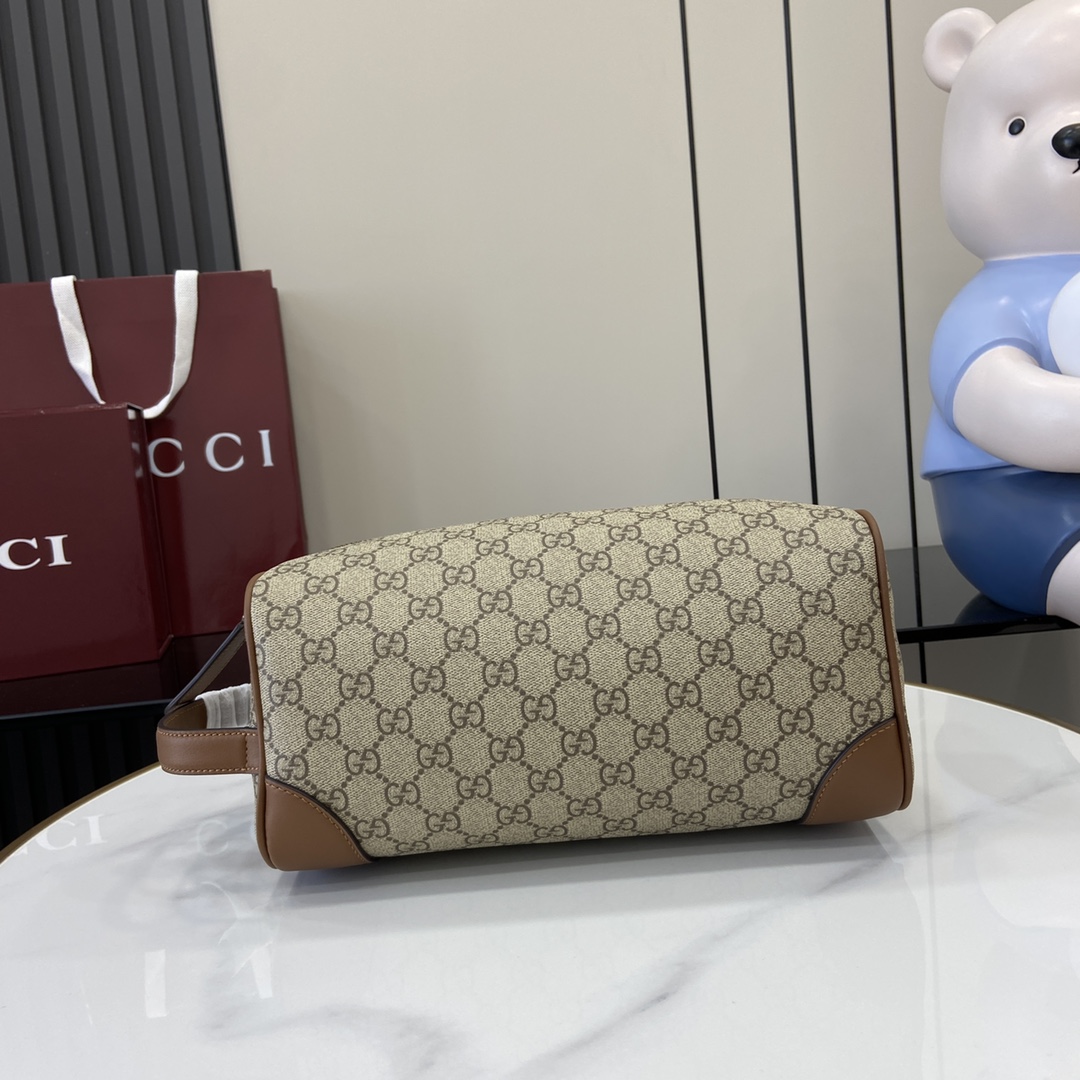 Gucci GG Emblem Medium Toiletry Case - PerfectKickZ