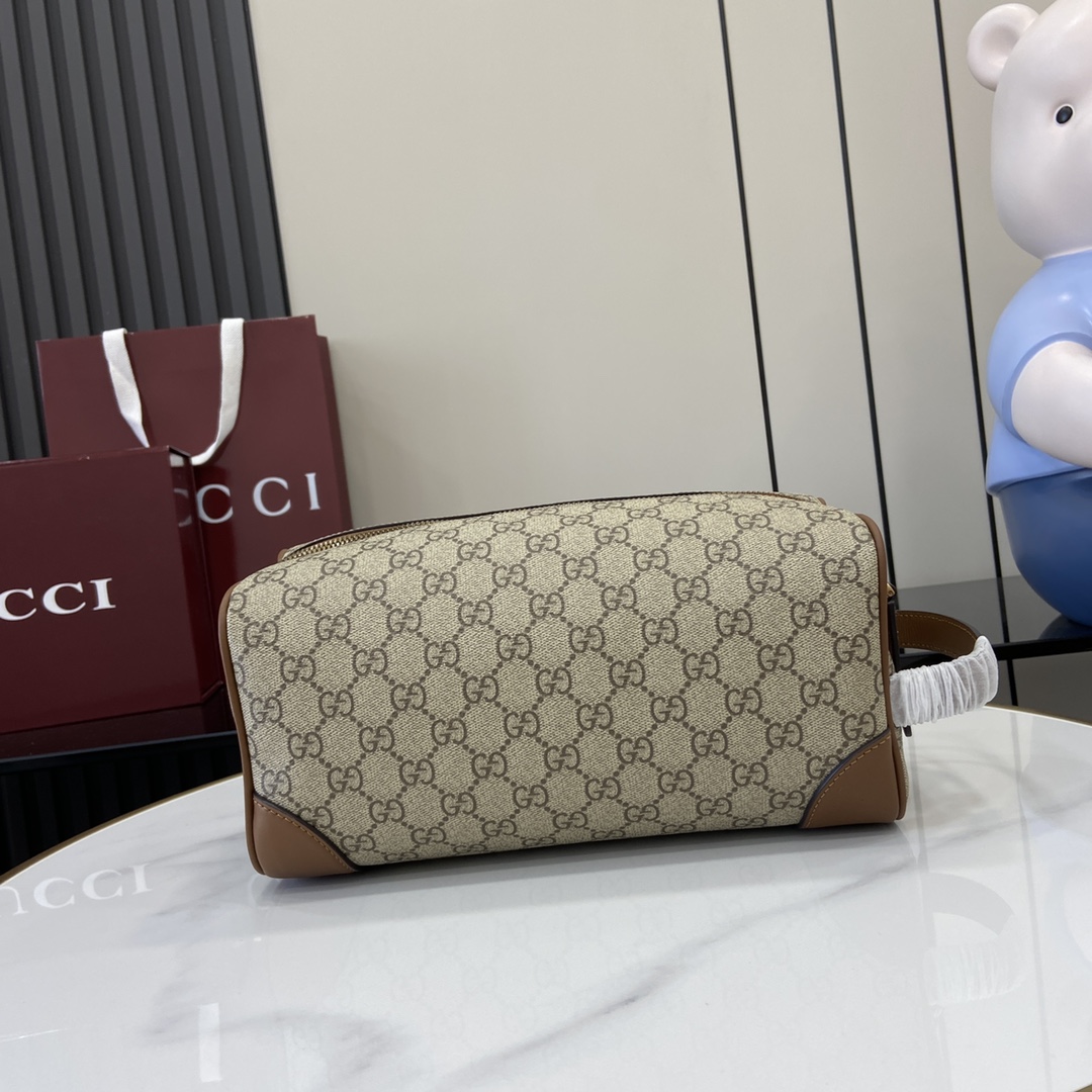 Gucci GG Emblem Medium Toiletry Case - PerfectKickZ