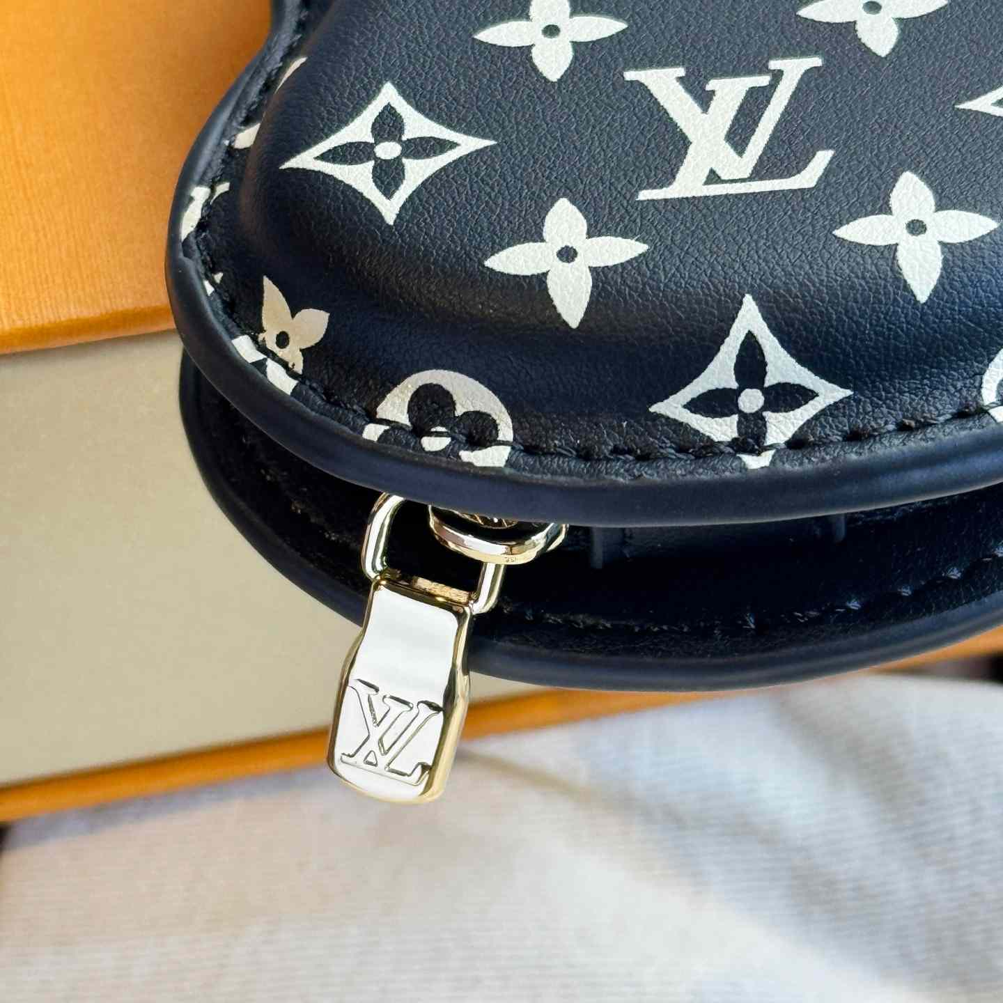 Louis Vuitton Guitar Pouch Bag Charm   M02032 - PerfectKickZ