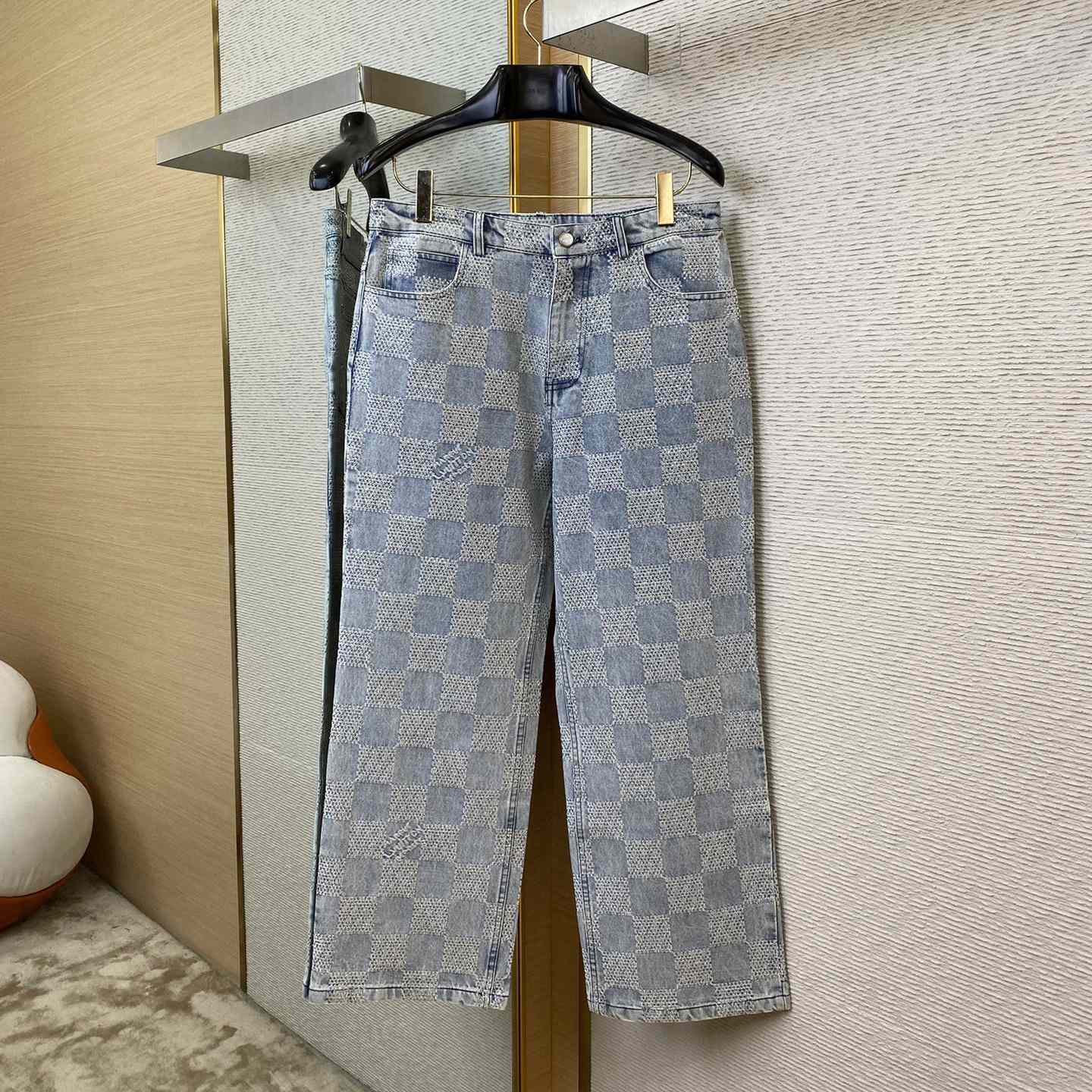 Louis Vuitton Damier Jean With Crystal - PerfectKickZ