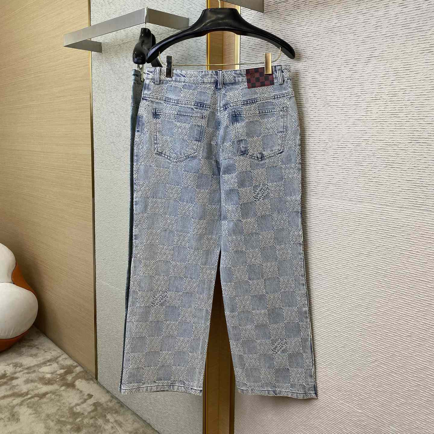 Louis Vuitton Damier Jean With Crystal - PerfectKickZ