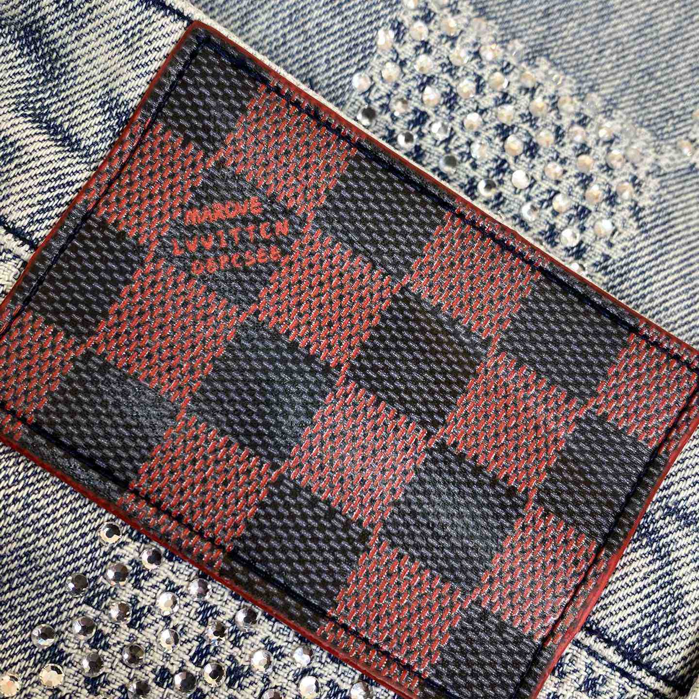 Louis Vuitton Damier Jean With Crystal - PerfectKickZ