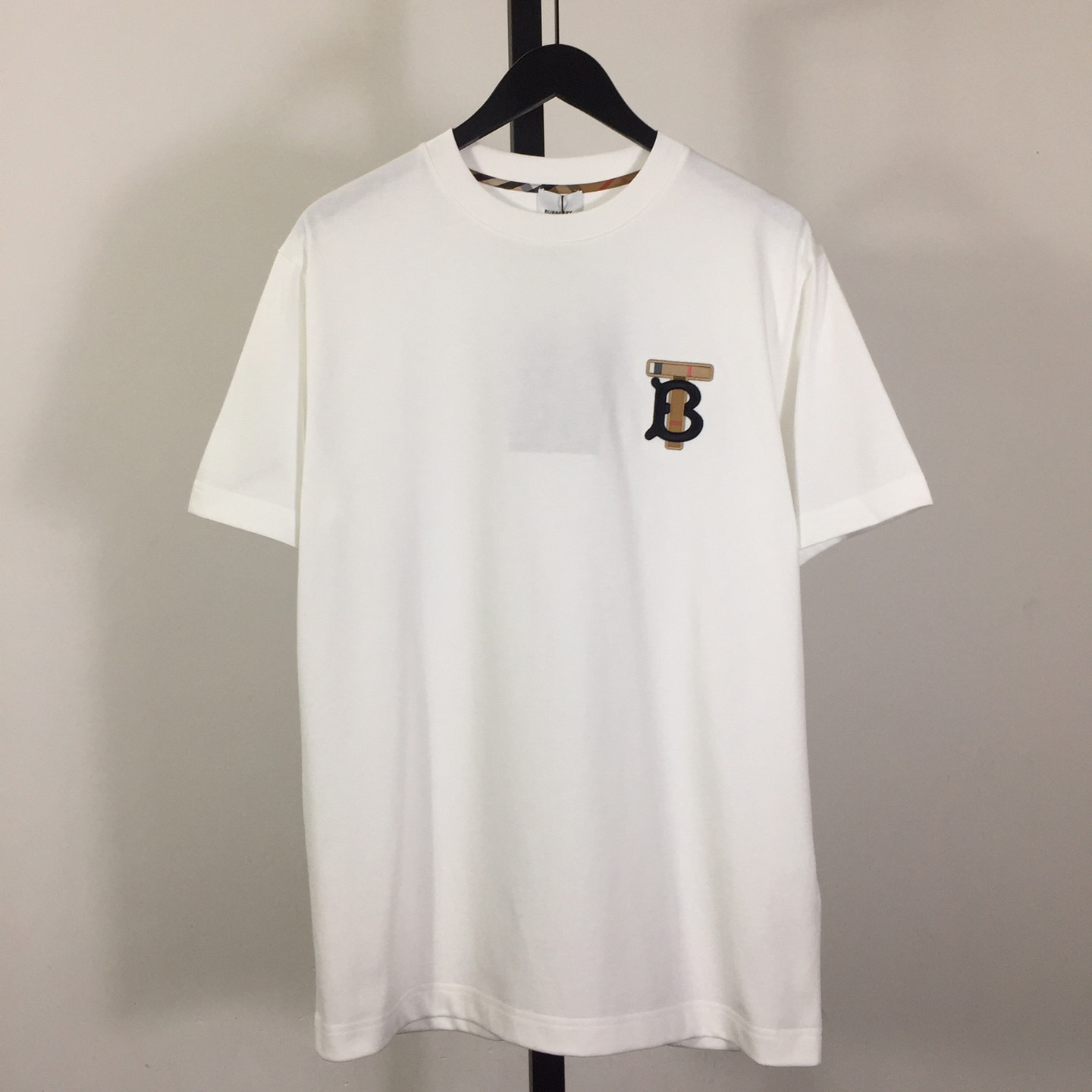 Burberry Embroidered TB Lettering Cotton T-shirt - PerfectKickZ