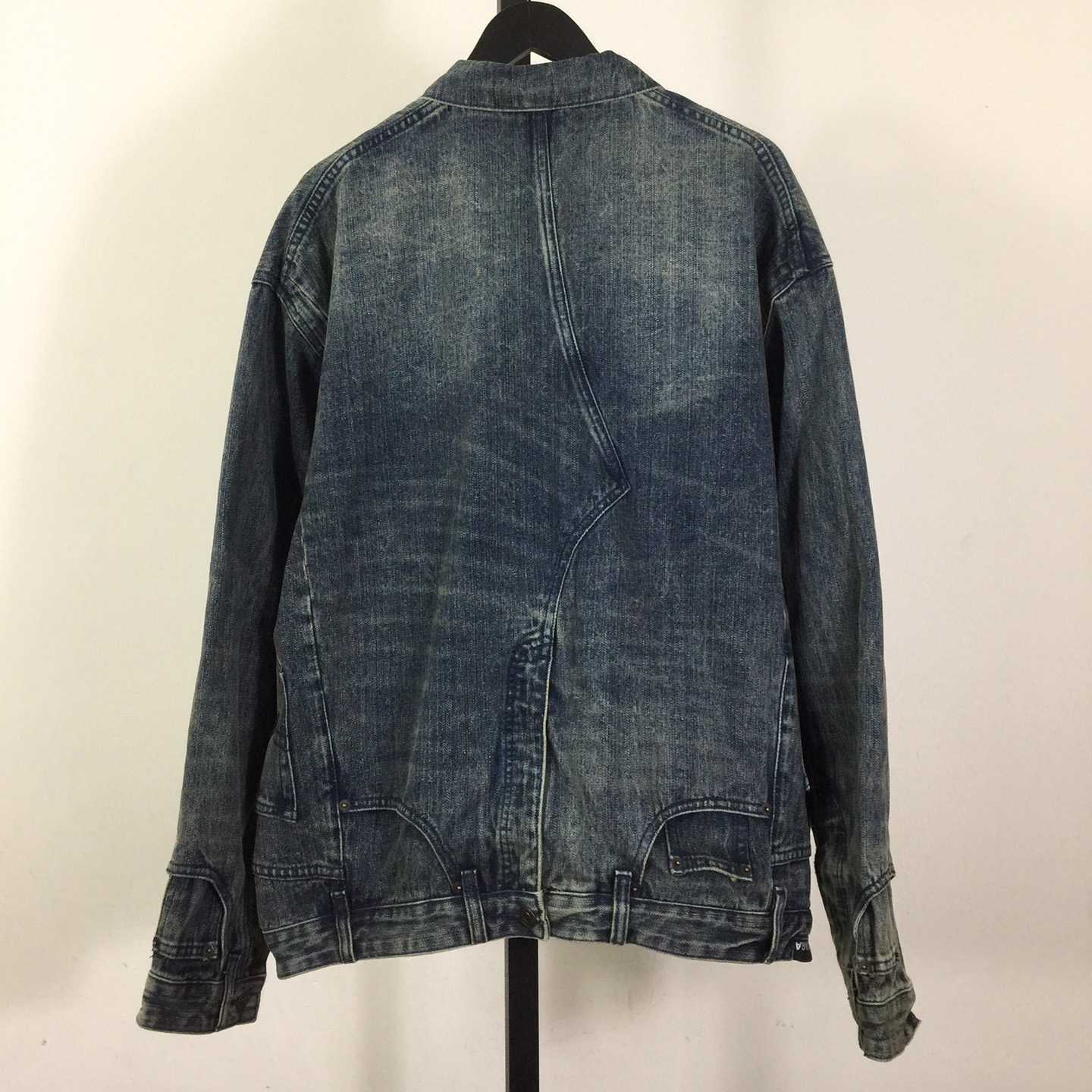 Balenciaga Oversized Jacket In Washed Denim - PerfectKickZ