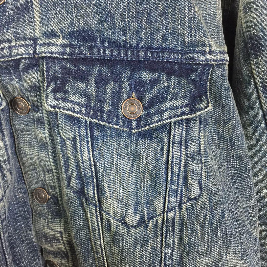 Balenciaga Oversized Jacket In Washed Denim - PerfectKickZ