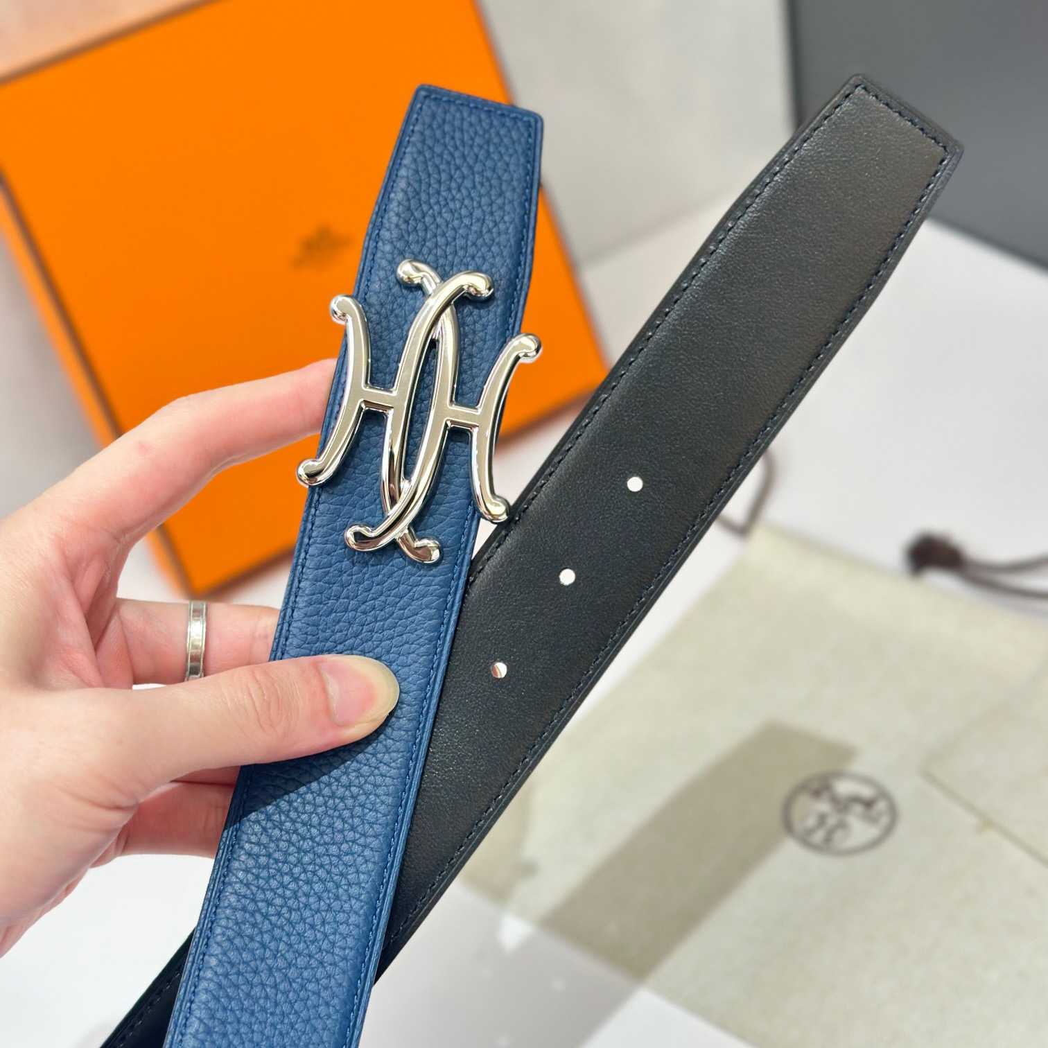 Hermes Neo Lift Belt Buckle & Reversible Leather Strap 38 mm - PerfectKickZ