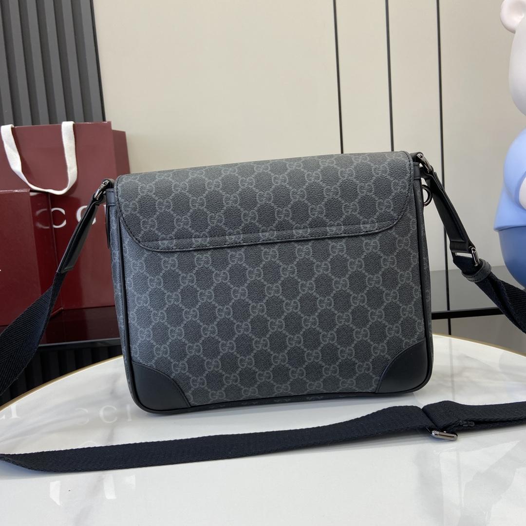 Gucci GG Emblem Medium Crossbody Bag - PerfectKickZ