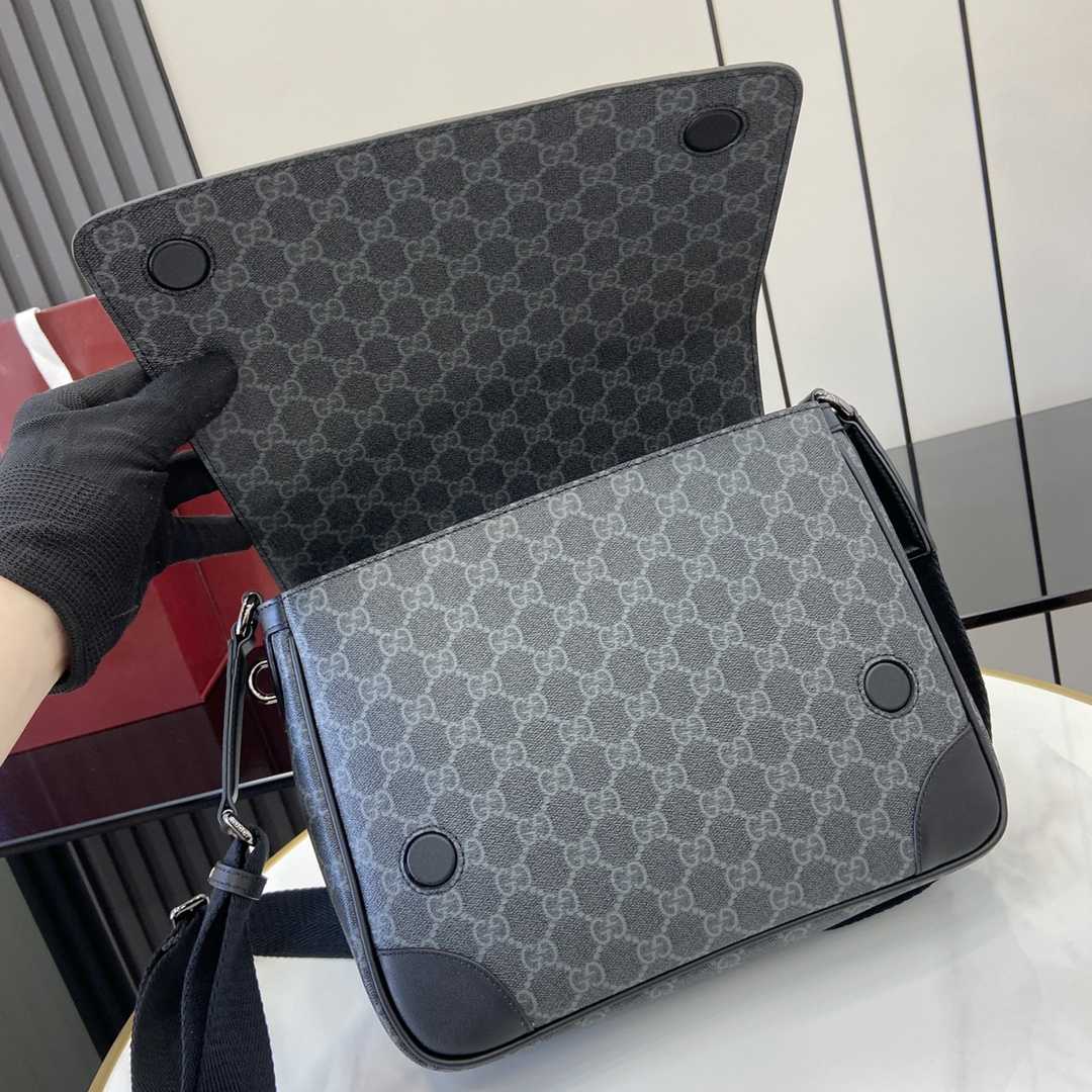 Gucci GG Emblem Medium Crossbody Bag - PerfectKickZ
