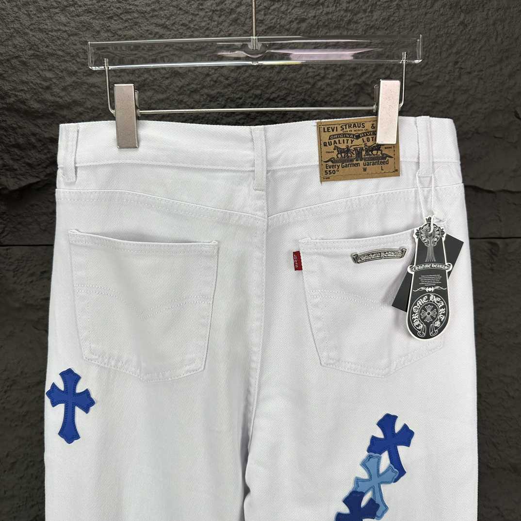 Chrome Hearts Straight Leg Jeans - PerfectKickZ