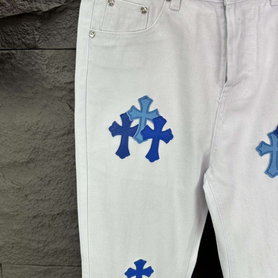 Chrome Hearts Straight Leg Jeans - PerfectKickZ
