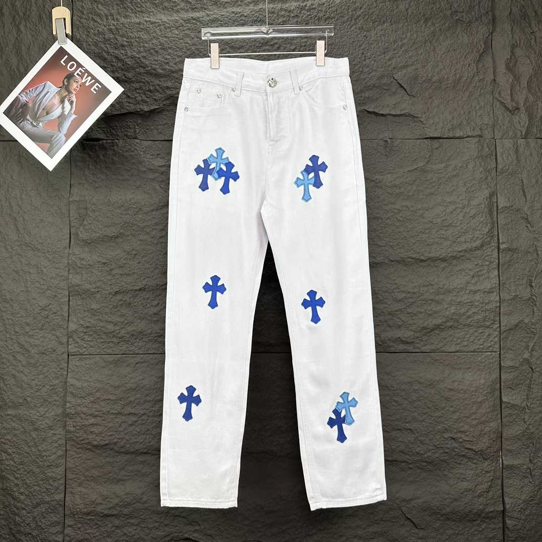 Chrome Hearts Straight Leg Jeans - PerfectKickZ