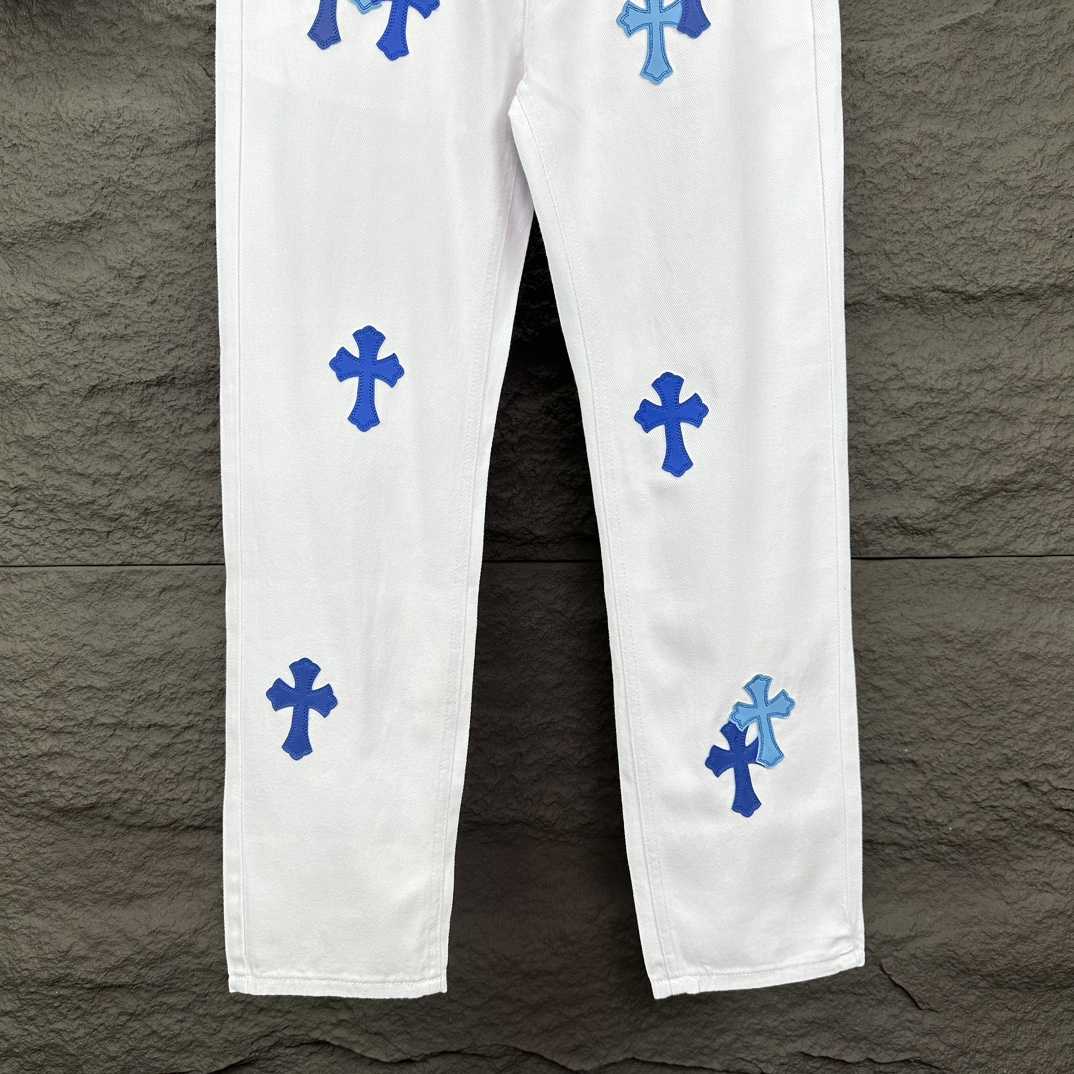 Chrome Hearts Straight Leg Jeans - PerfectKickZ