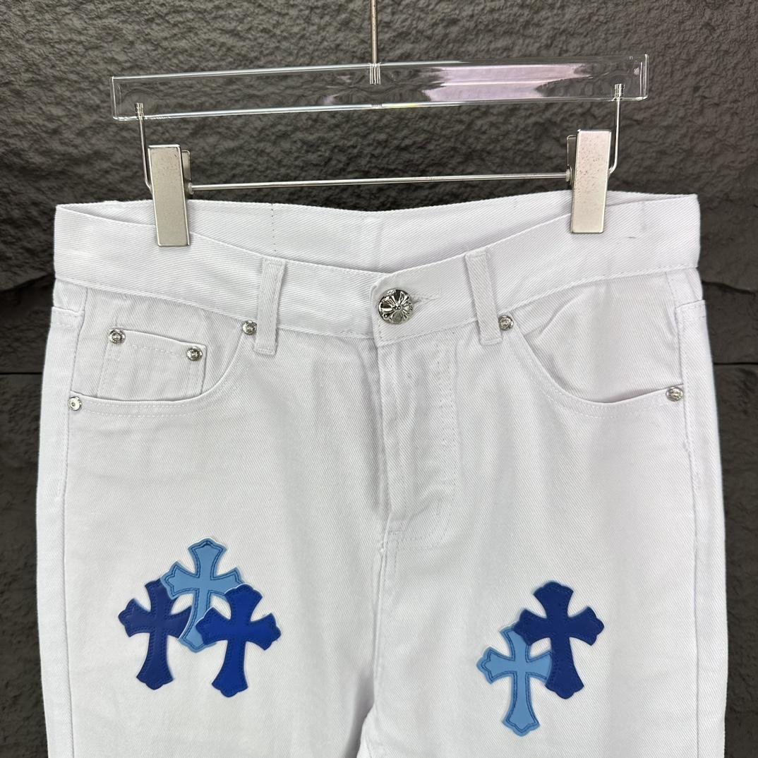 Chrome Hearts Straight Leg Jeans - PerfectKickZ