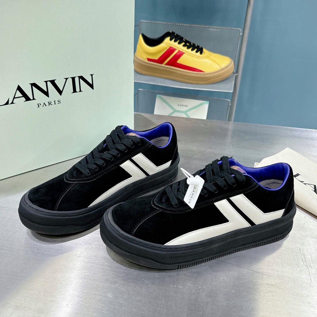 Lanvin x Future Cash Suede Sneakers - PerfectKickZ