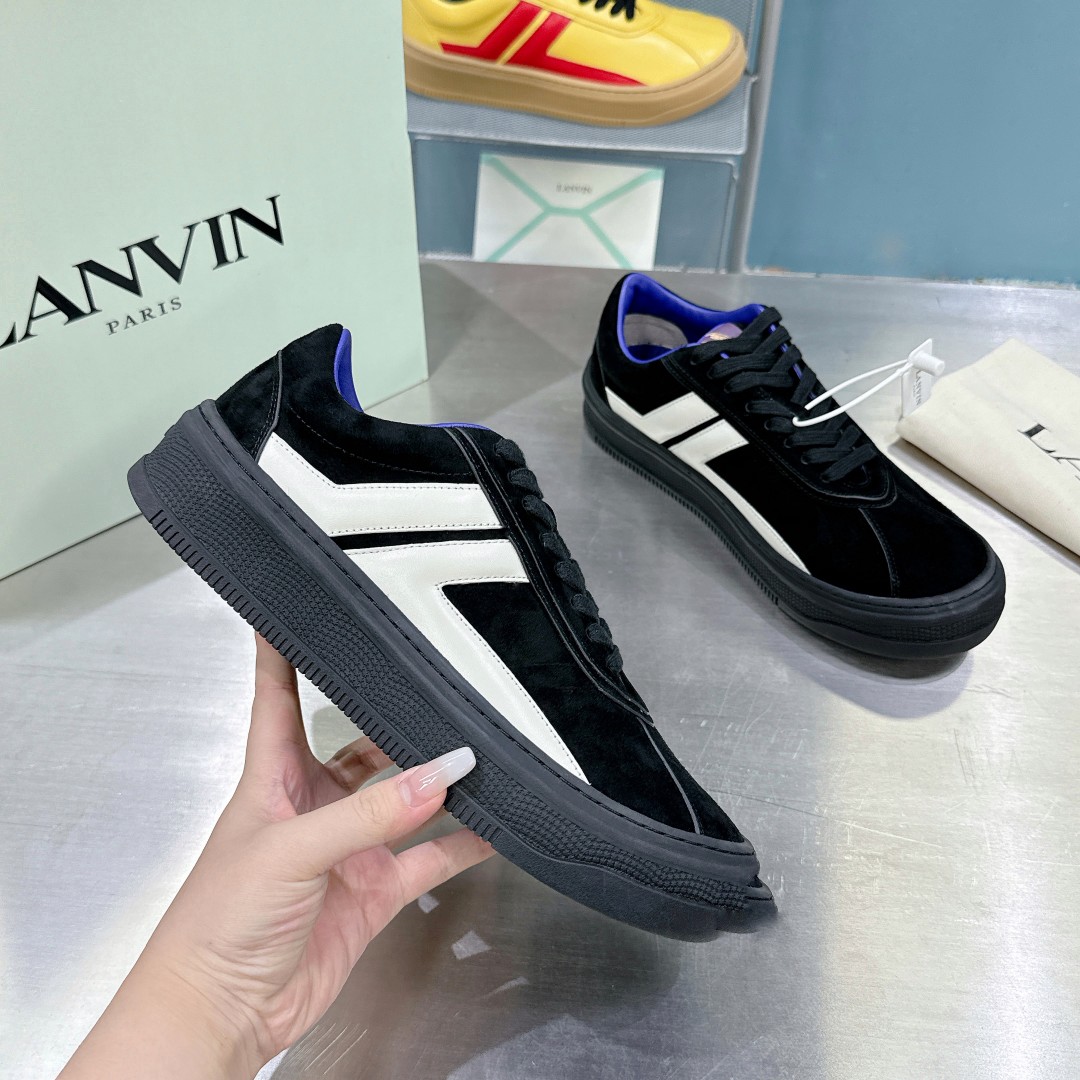 Lanvin x Future Cash Suede Sneakers - PerfectKickZ