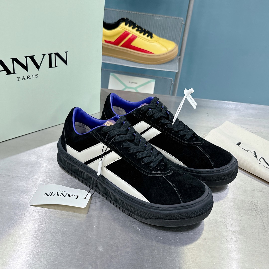 Lanvin x Future Cash Suede Sneakers - PerfectKickZ