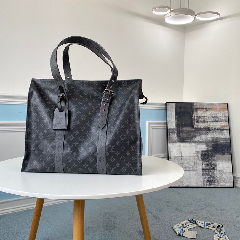 Louis Vuitton 2020 Monogram Eclipse Reverse New Cabas Zippe GM  M45379 - PerfectKickZ