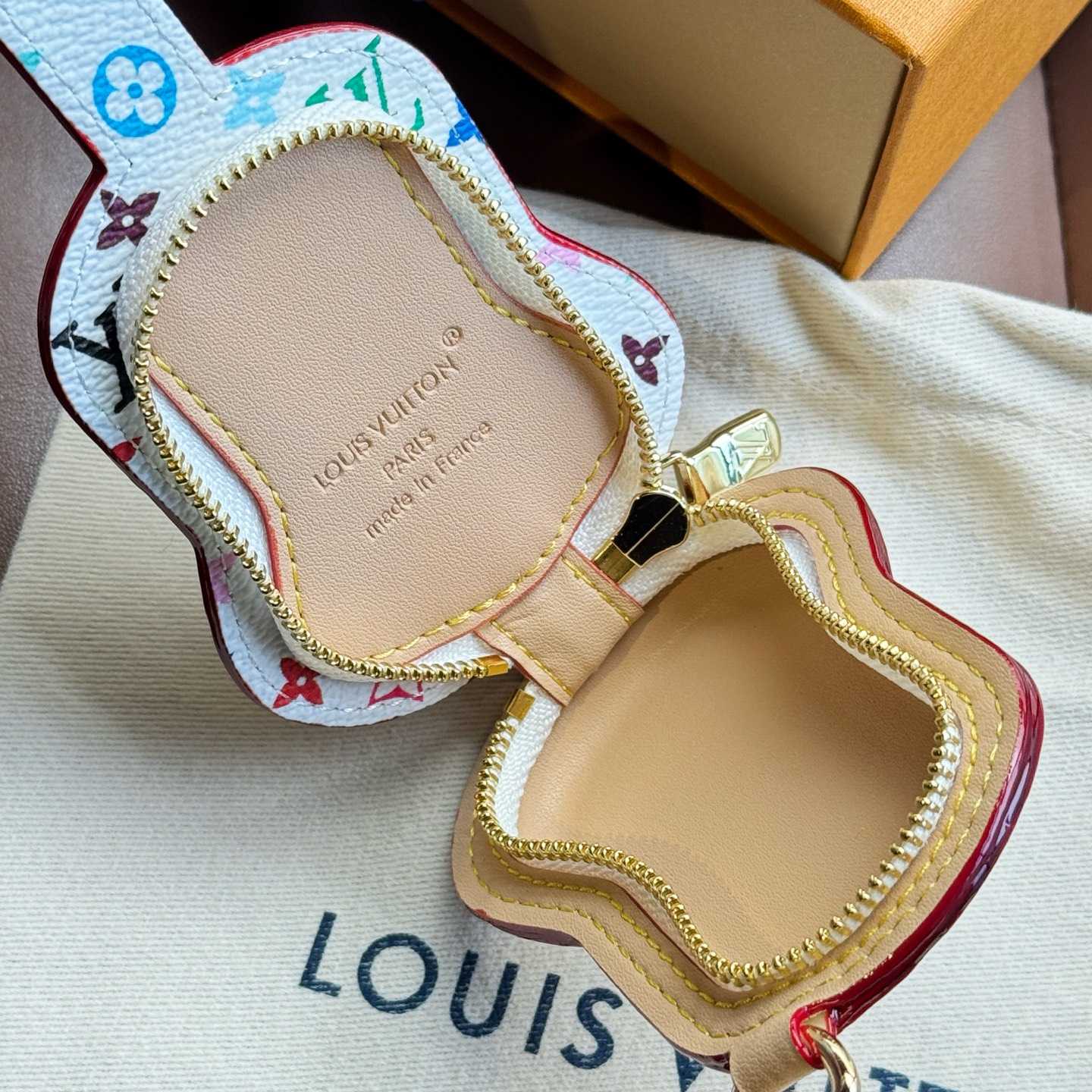 Louis Vuitton Guitar Pouch Bag Charm   M02032 - PerfectKickZ