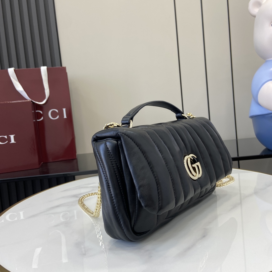 Gucci GG Milano Small Top Handle Bag - PerfectKickZ