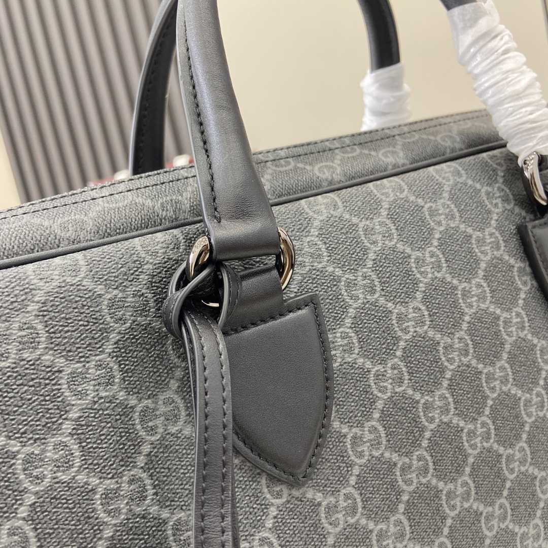 Gucci GG Emblem Medium Briefcase - PerfectKickZ