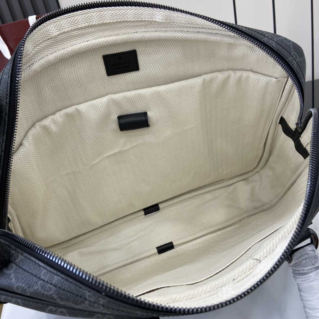 Gucci GG Emblem Medium Briefcase - PerfectKickZ