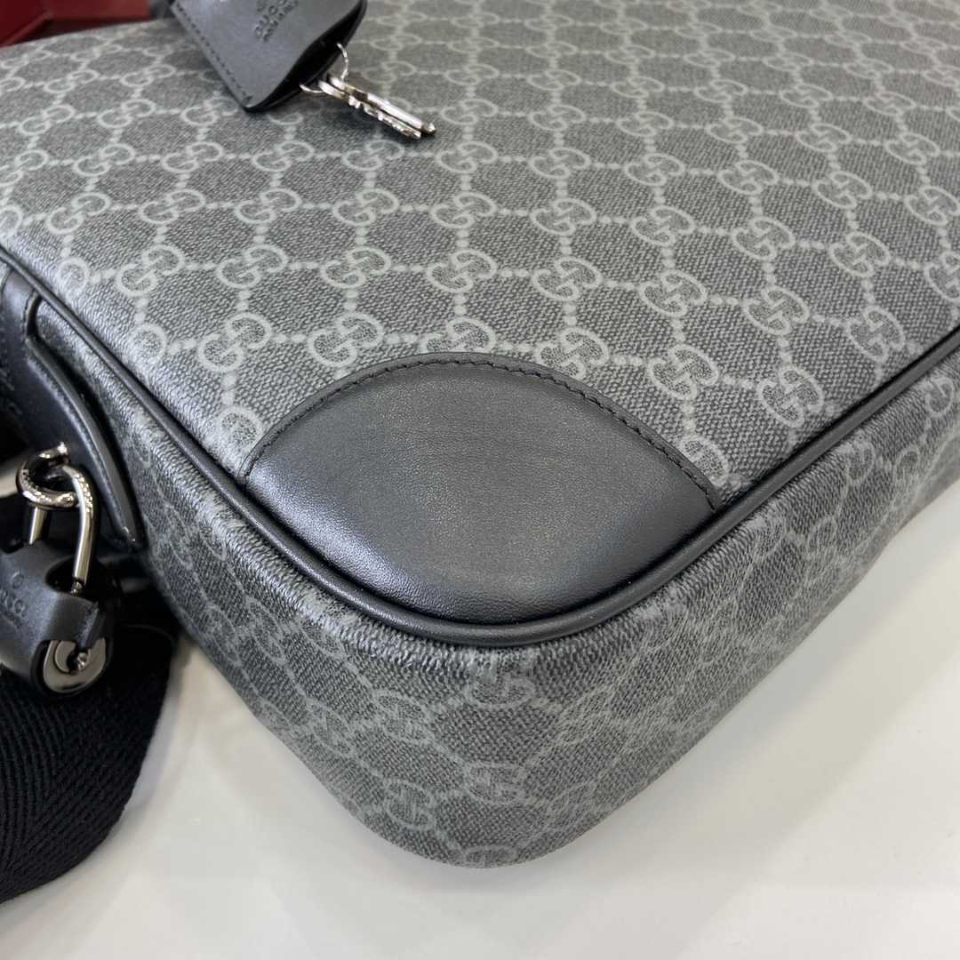 Gucci GG Emblem Medium Briefcase - PerfectKickZ