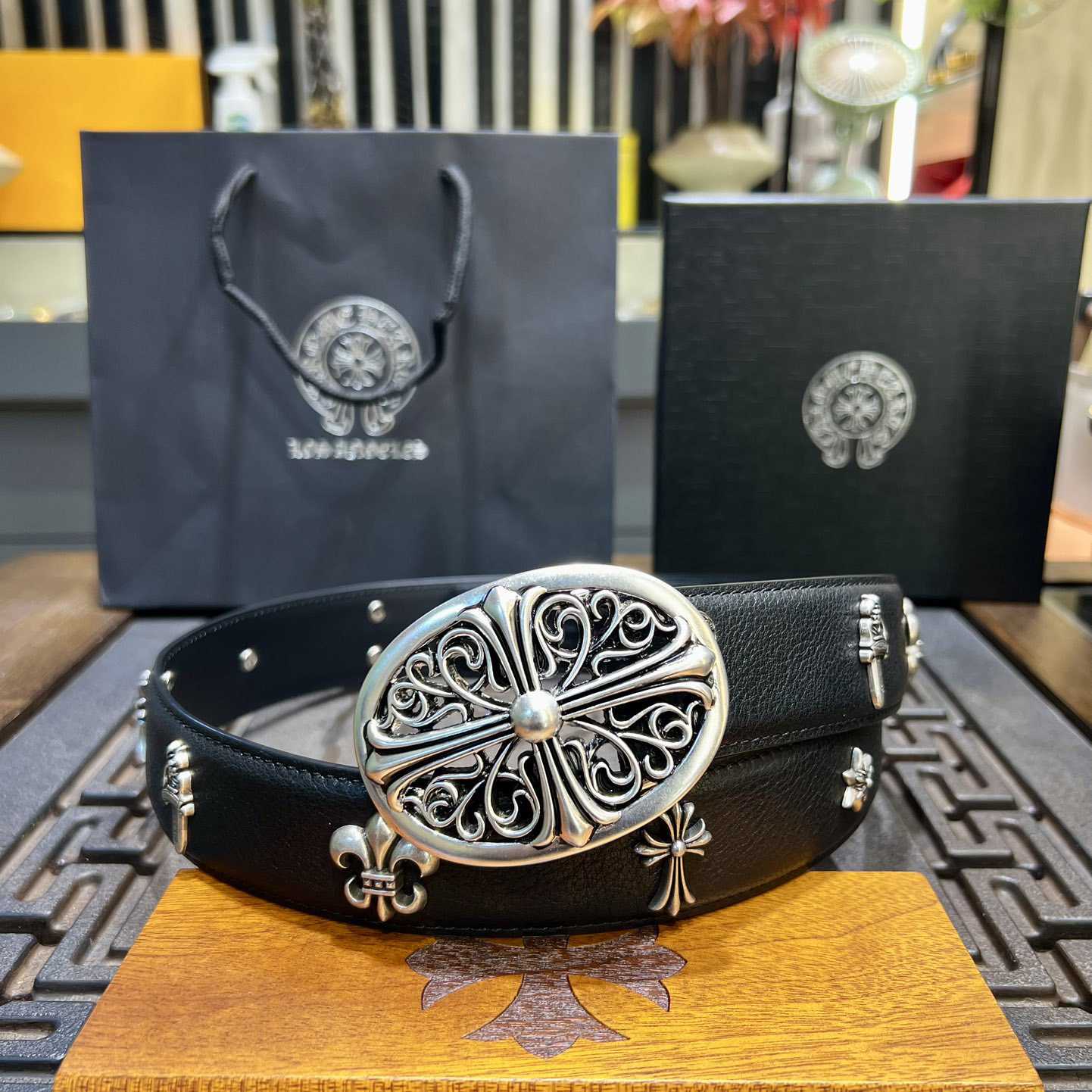 Chrome Hearts Vintage Belt  38mm - PerfectKickZ