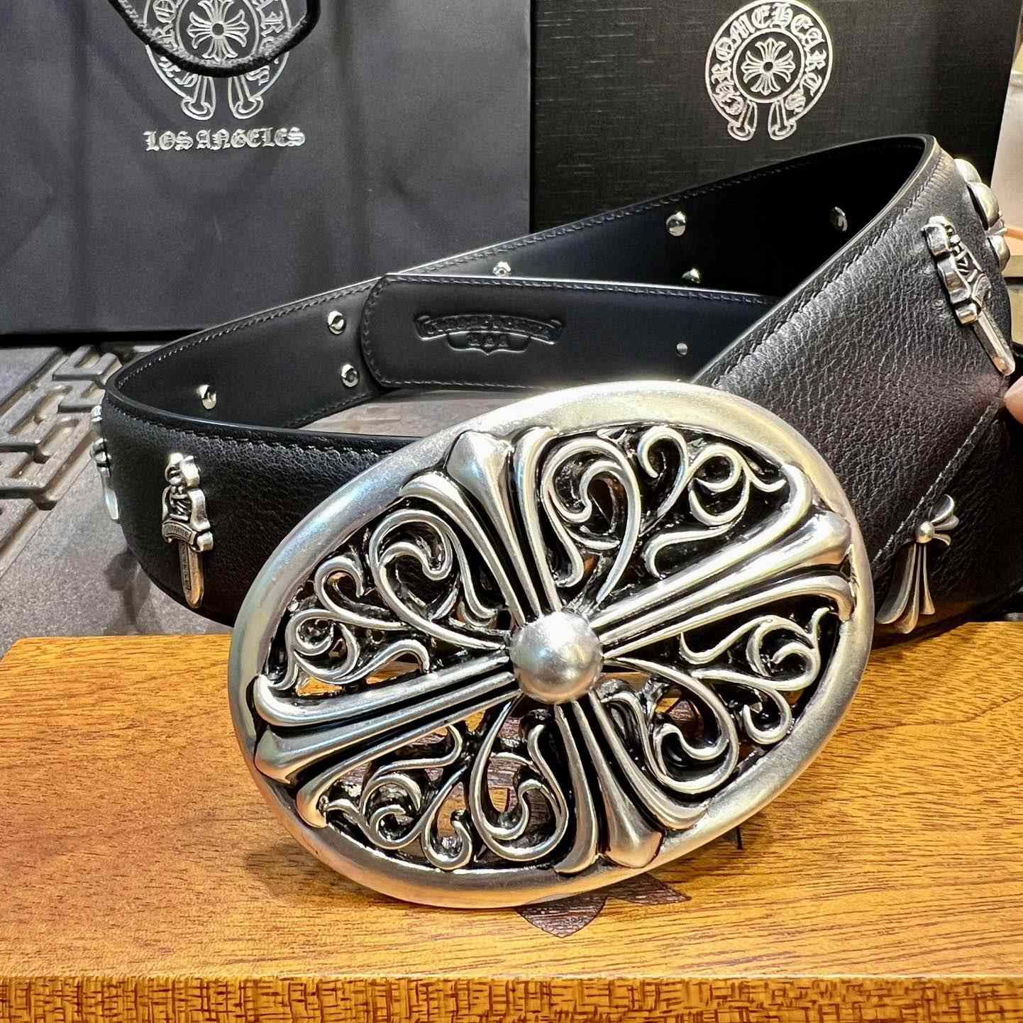 Chrome Hearts Vintage Belt  38mm - PerfectKickZ