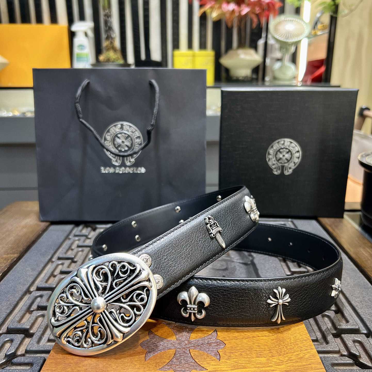 Chrome Hearts Vintage Belt  38mm - PerfectKickZ