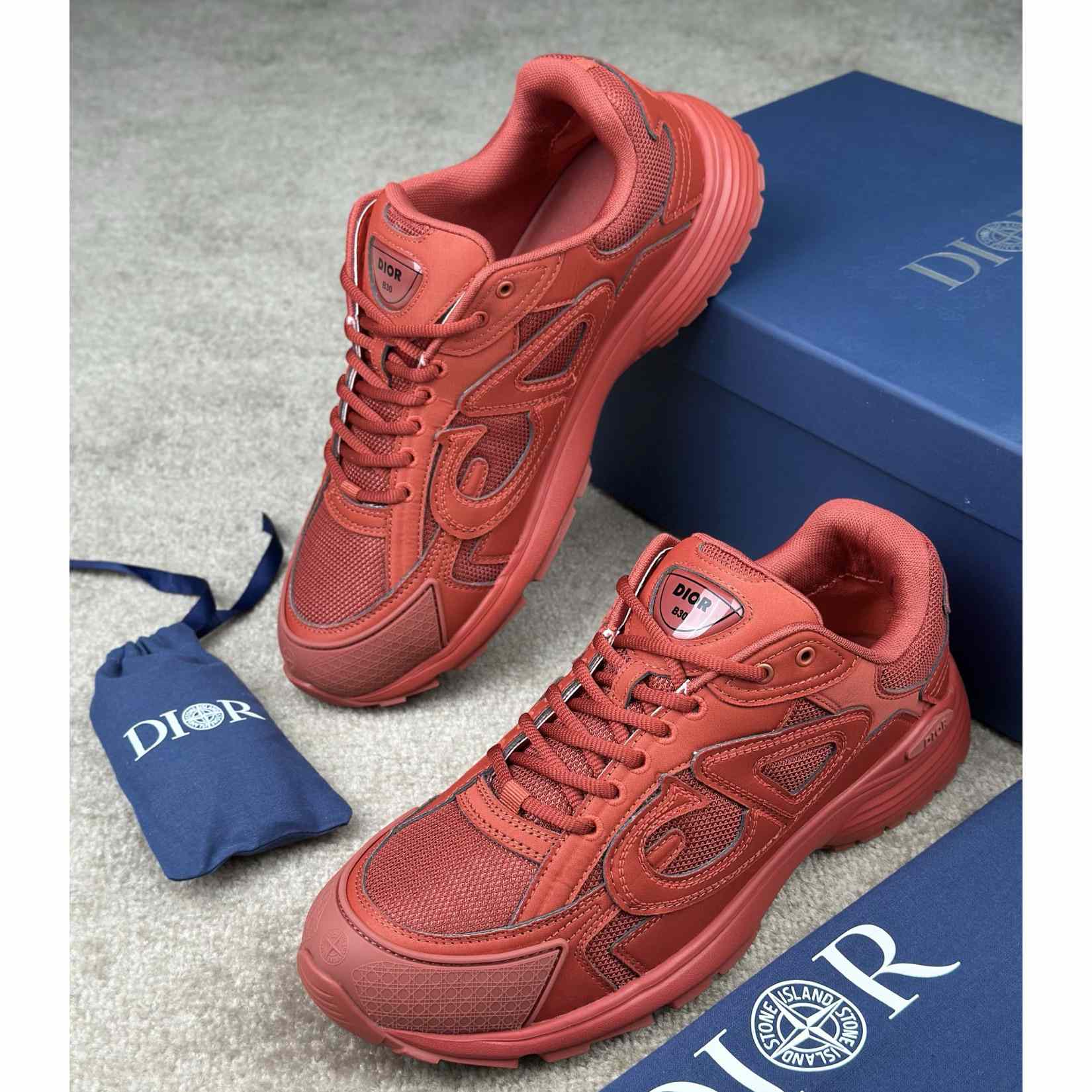 Stone Island x Dior B30 Sneaker  - PerfectKickZ
