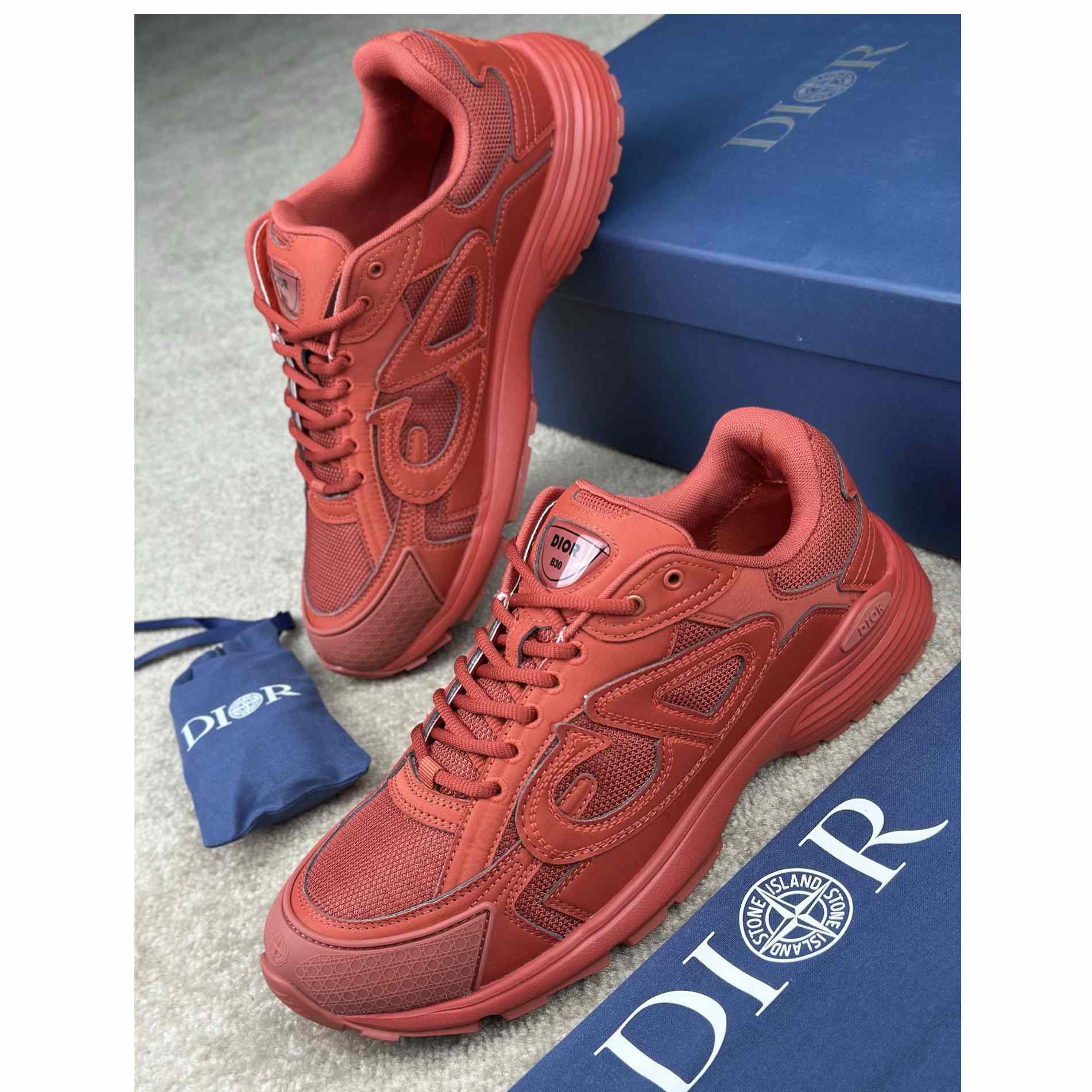 Stone Island x Dior B30 Sneaker  - PerfectKickZ