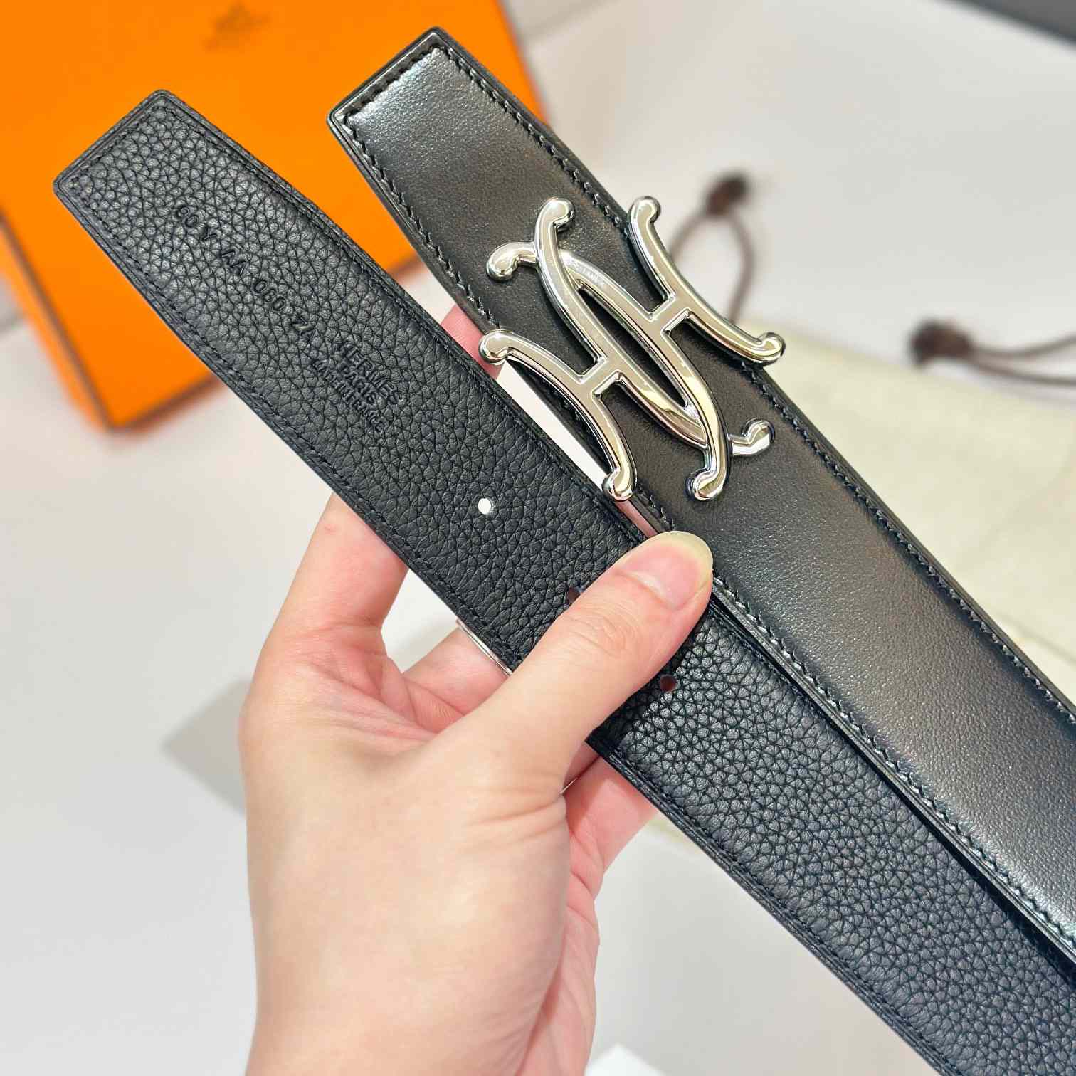 Hermes Neo Lift Belt Buckle & Reversible Leather Strap 38 mm - PerfectKickZ